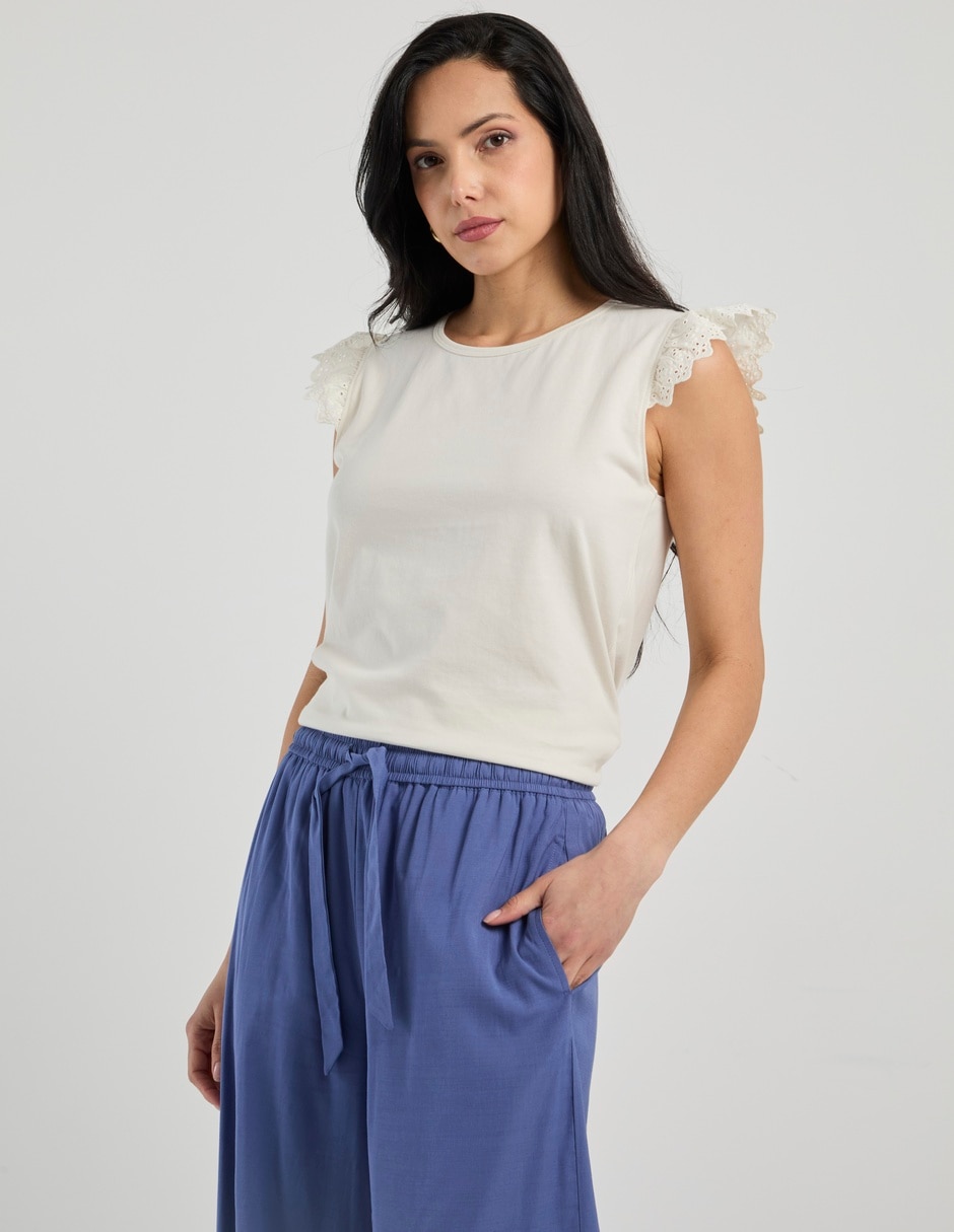 Playera cuello redondo para mujer Playera cuello redondo para mujer