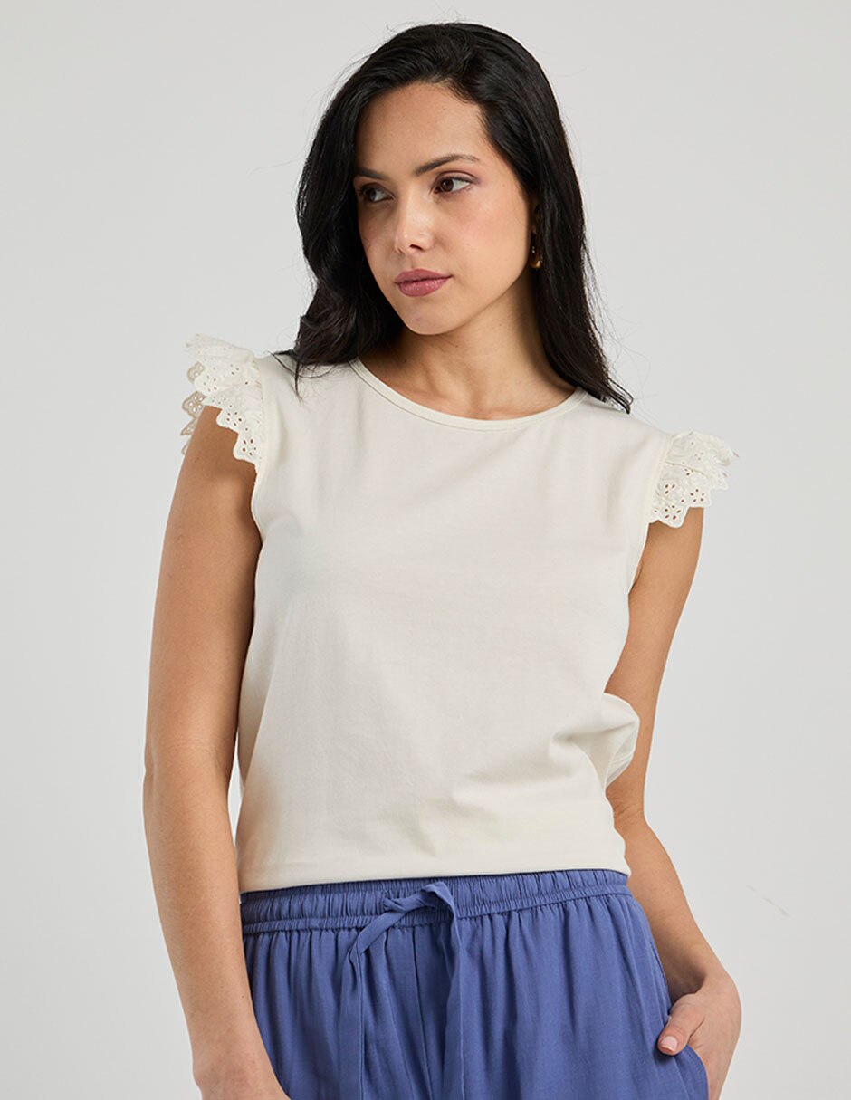 Playera cuello redondo mujer 2