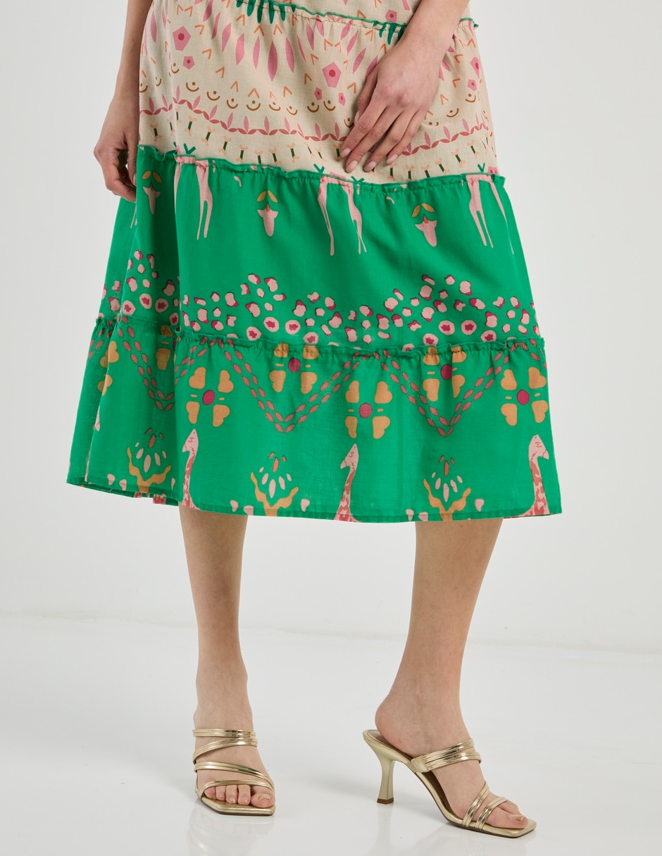 Vestido 3/4 casual para mujer
