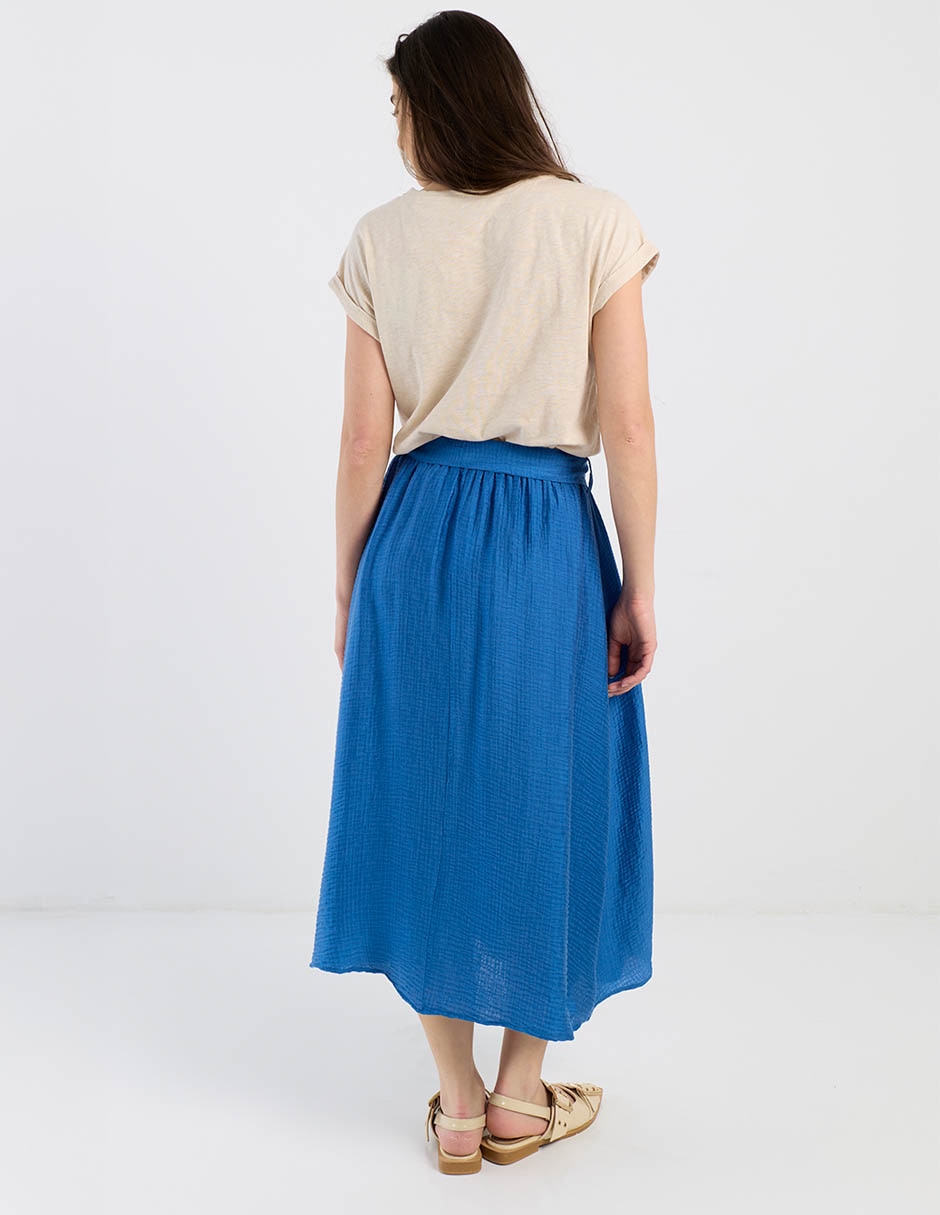 Falda crop a la cintura 6