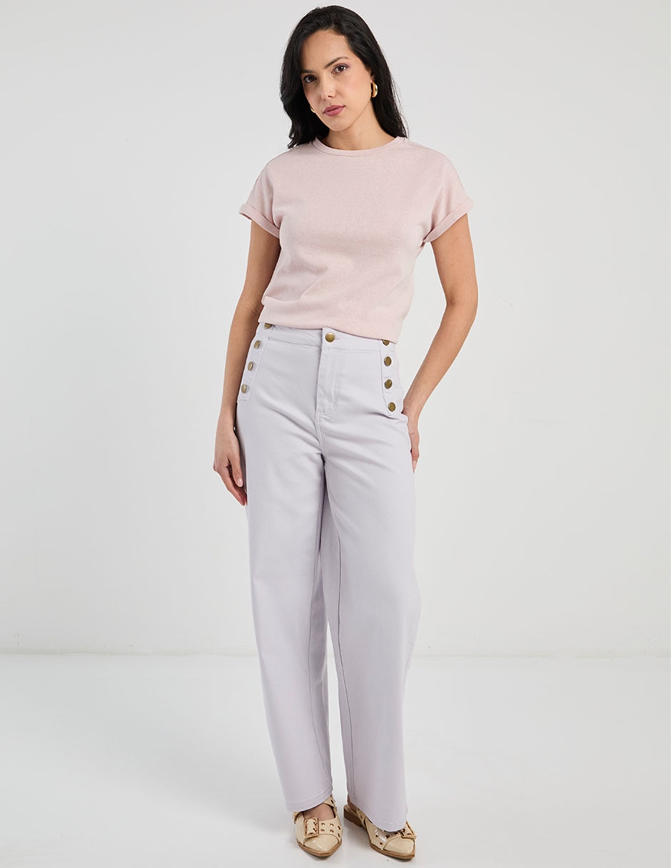 Pantalón wide leg para mujer 4