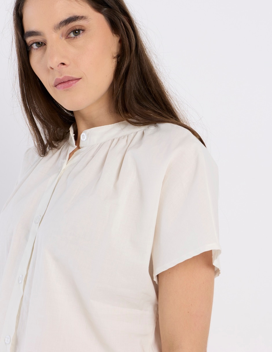Blusa Week By Weekend manga corta para mujer 9