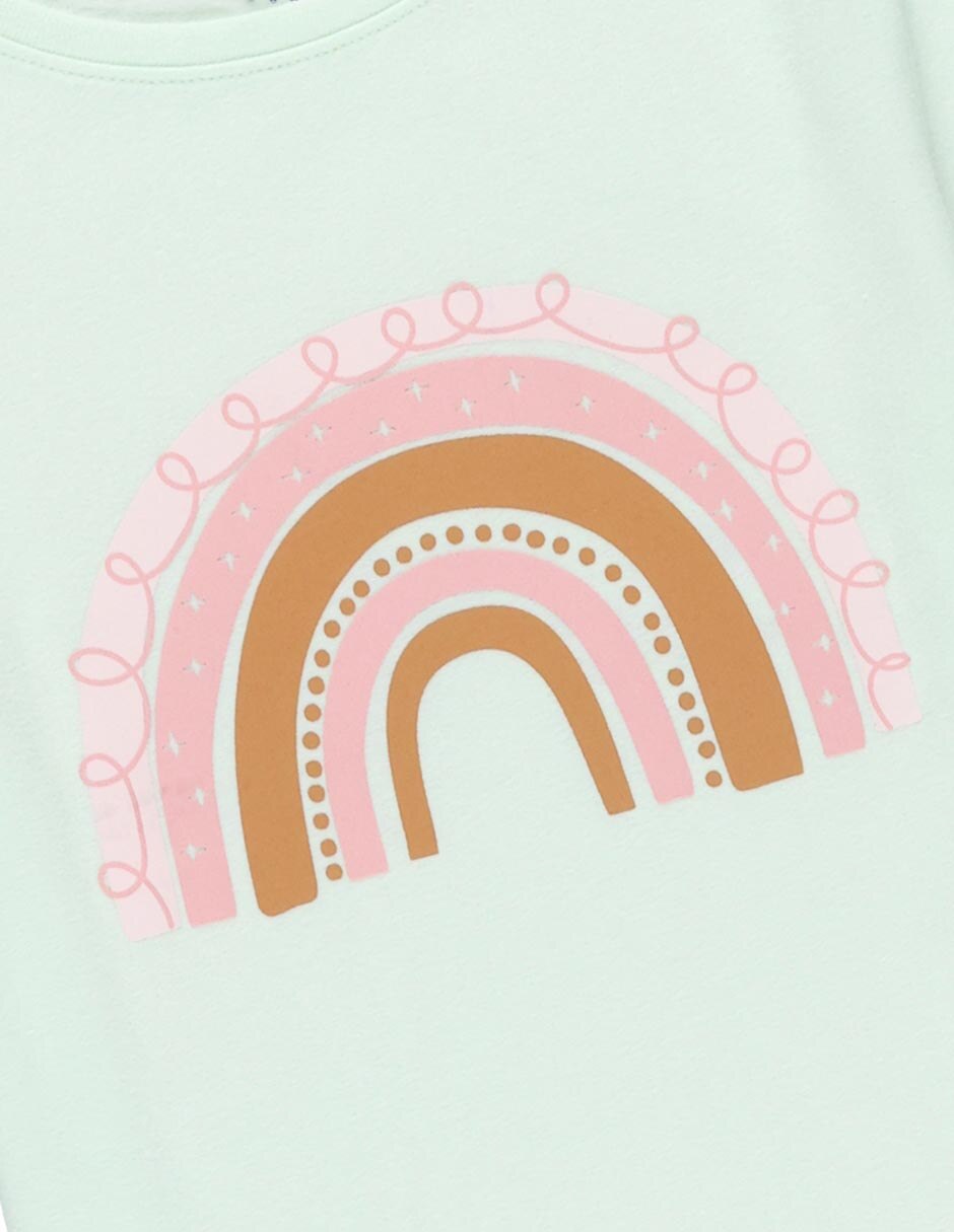 Playera Weekend manga corta para niña