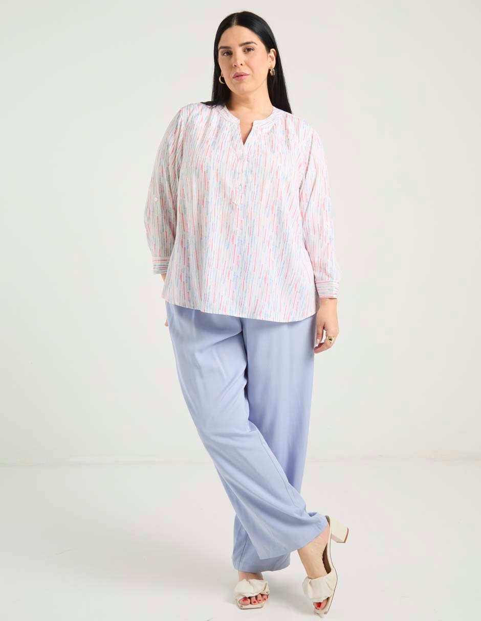 Blusa manga 3/4 para mujer 7