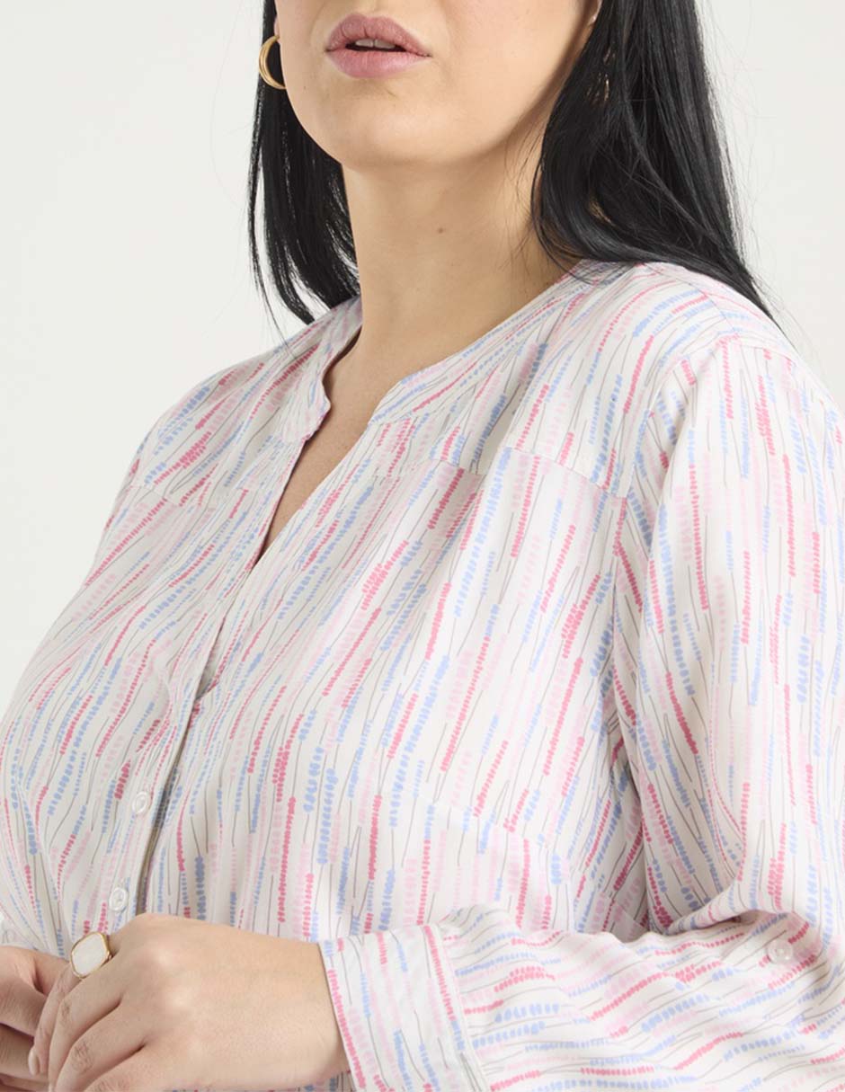 Blusa manga 3/4 para mujer 9