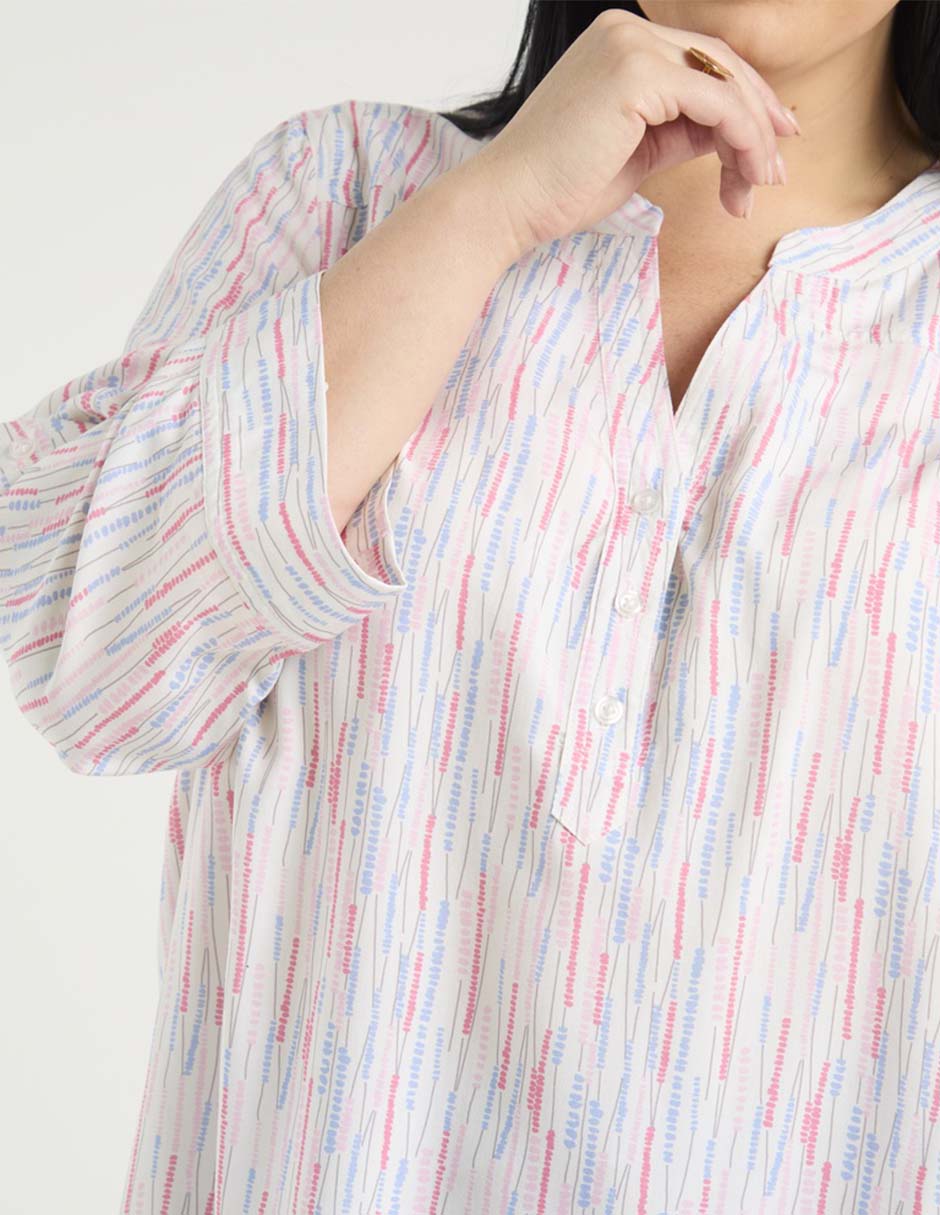 Blusa manga 3/4 para mujer 10