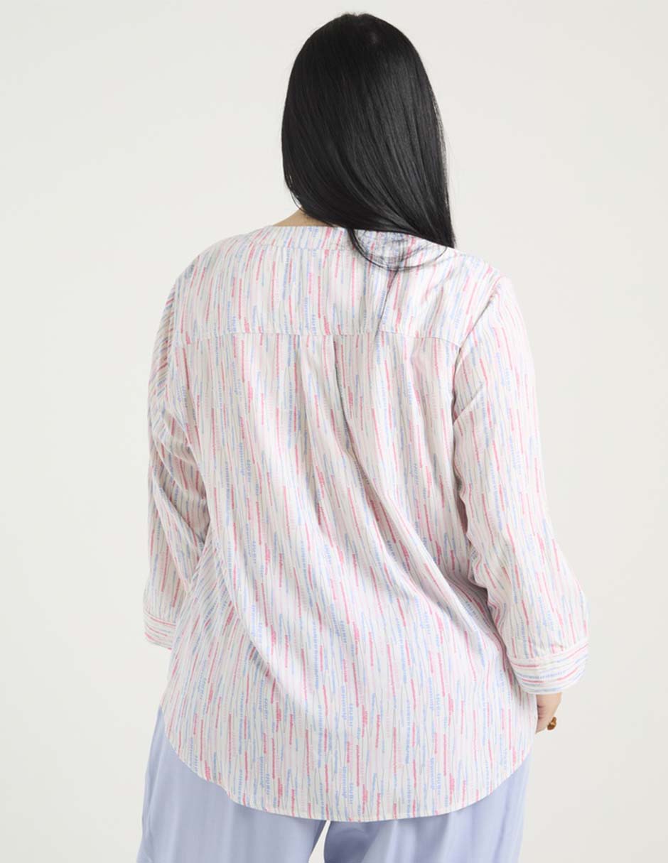 Blusa manga 3/4 para mujer 11