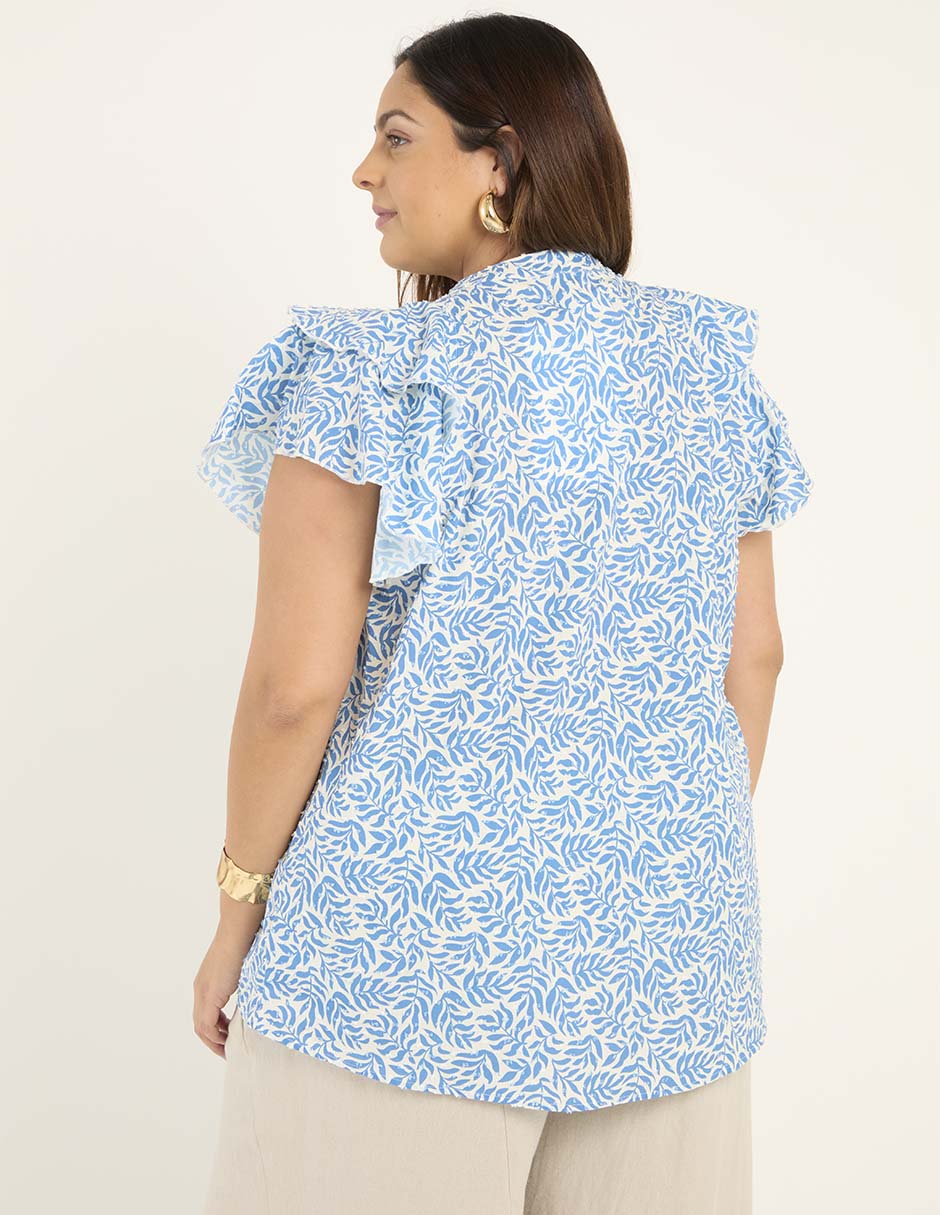 Blusa Weekend Plus manga corta para mujer
