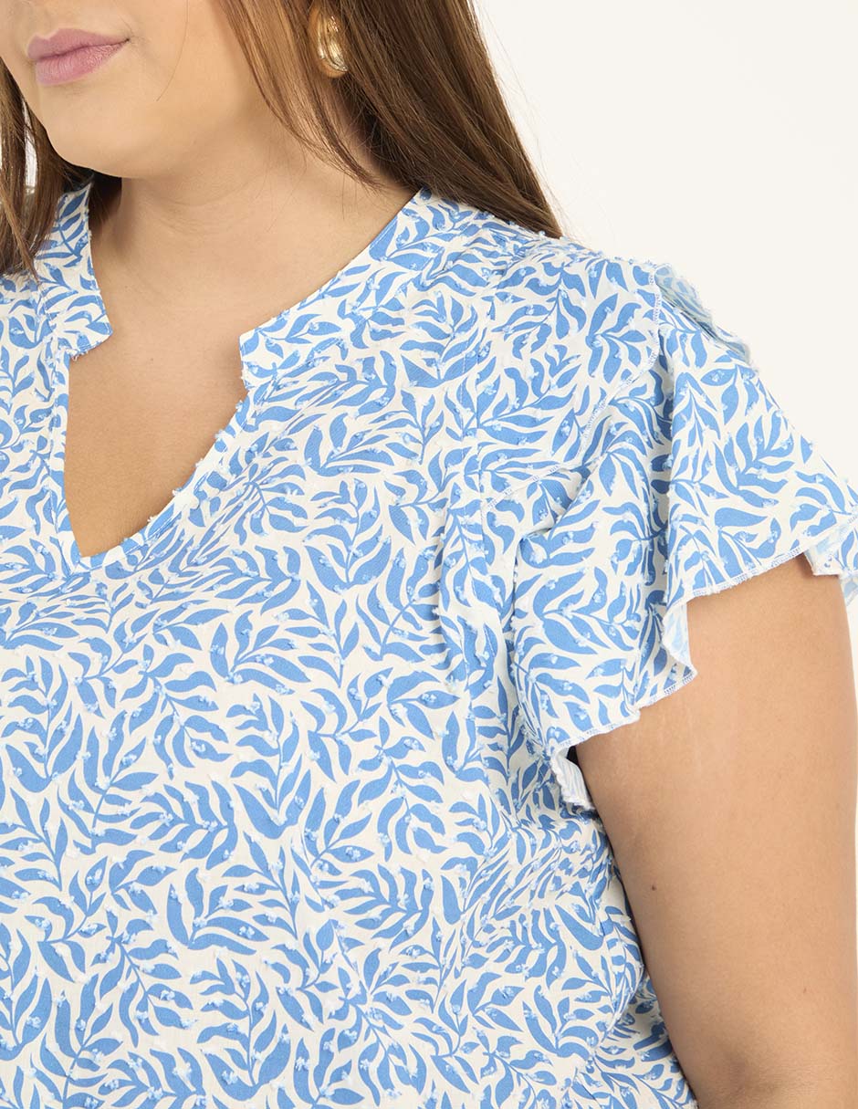 Blusa Weekend Plus manga corta para mujer