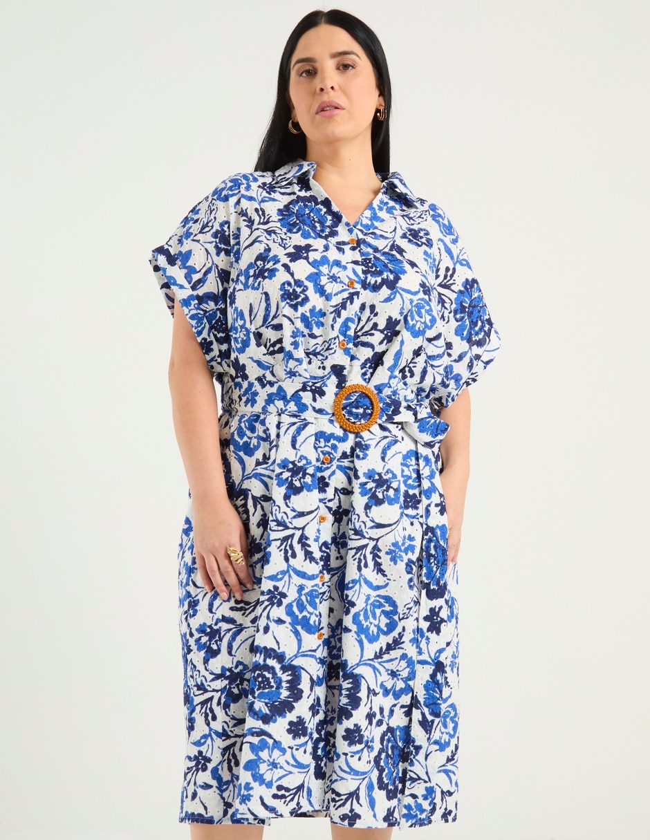 Vestido midi casual para mujer Vestido midi casual para mujer