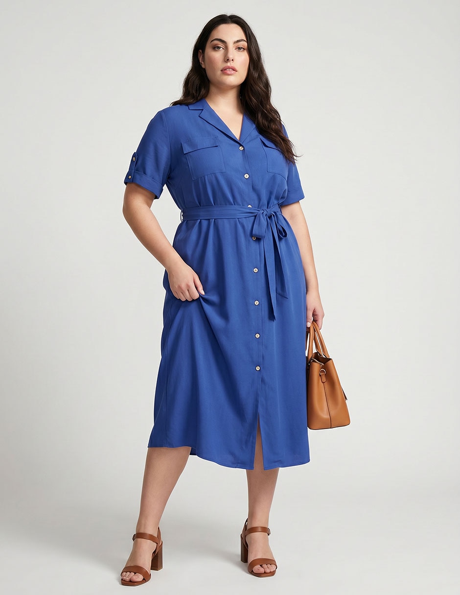 Vestido crop casual Weekend Plus para mujer