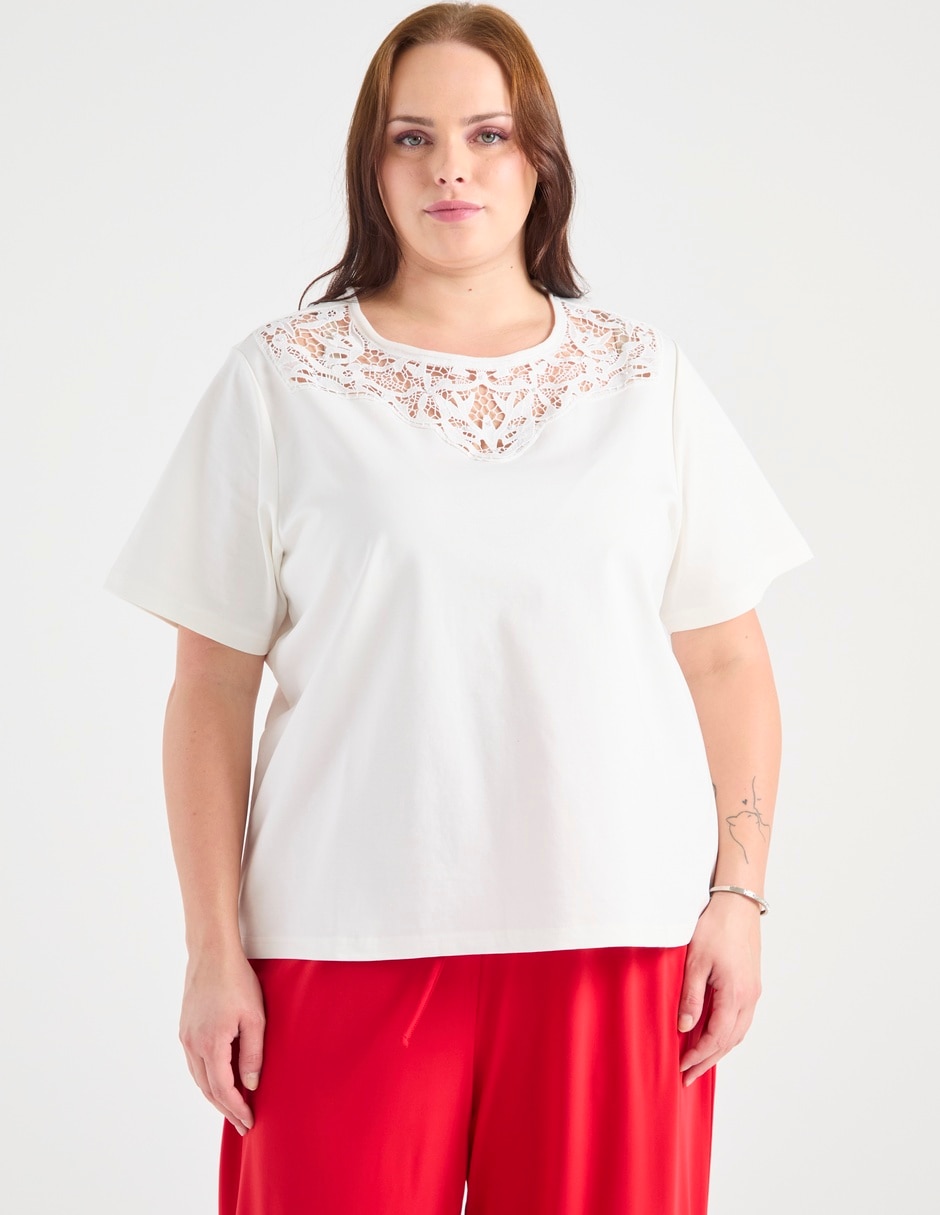 Blusa manga corta para mujer 1
