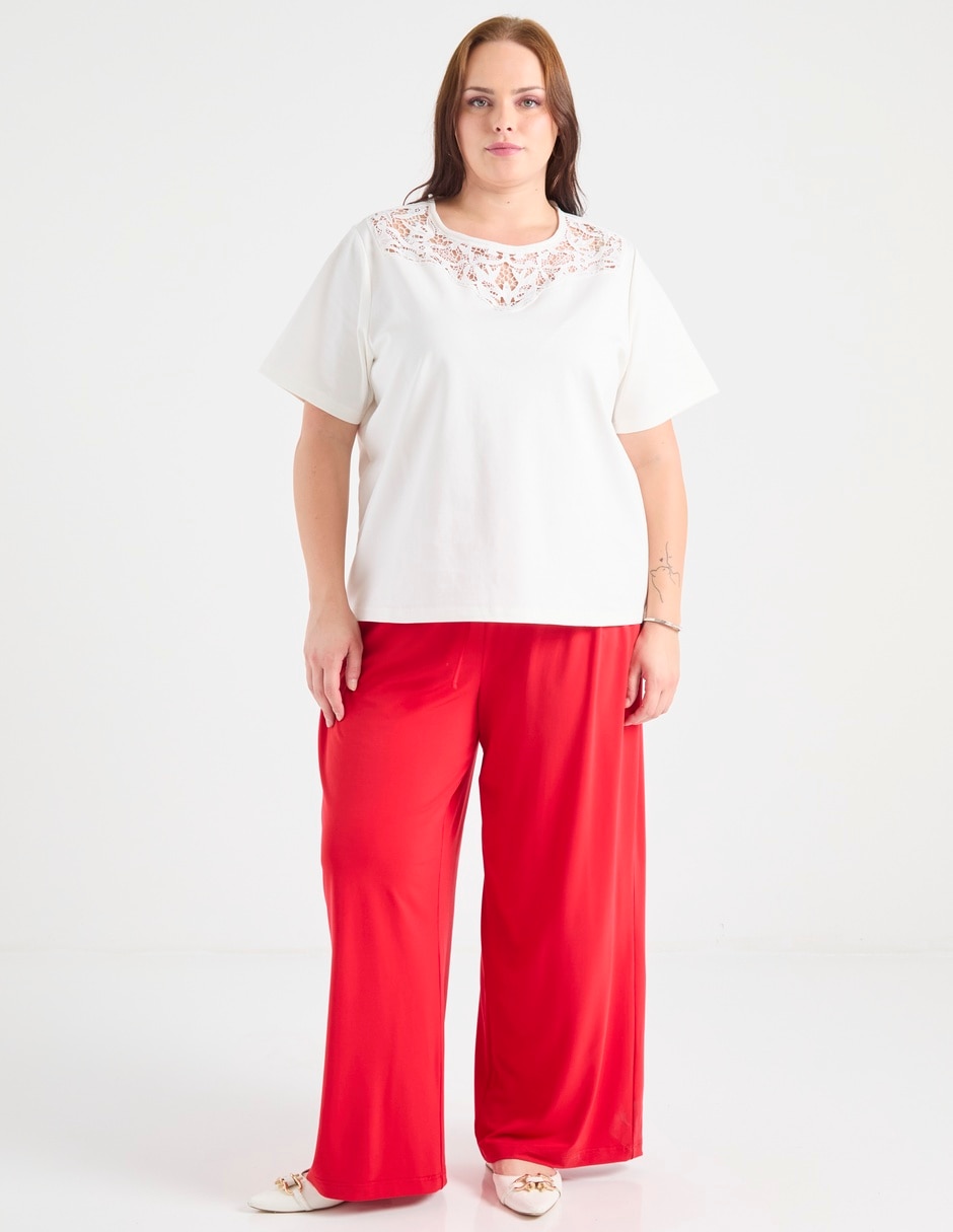 Blusa manga corta para mujer 6
