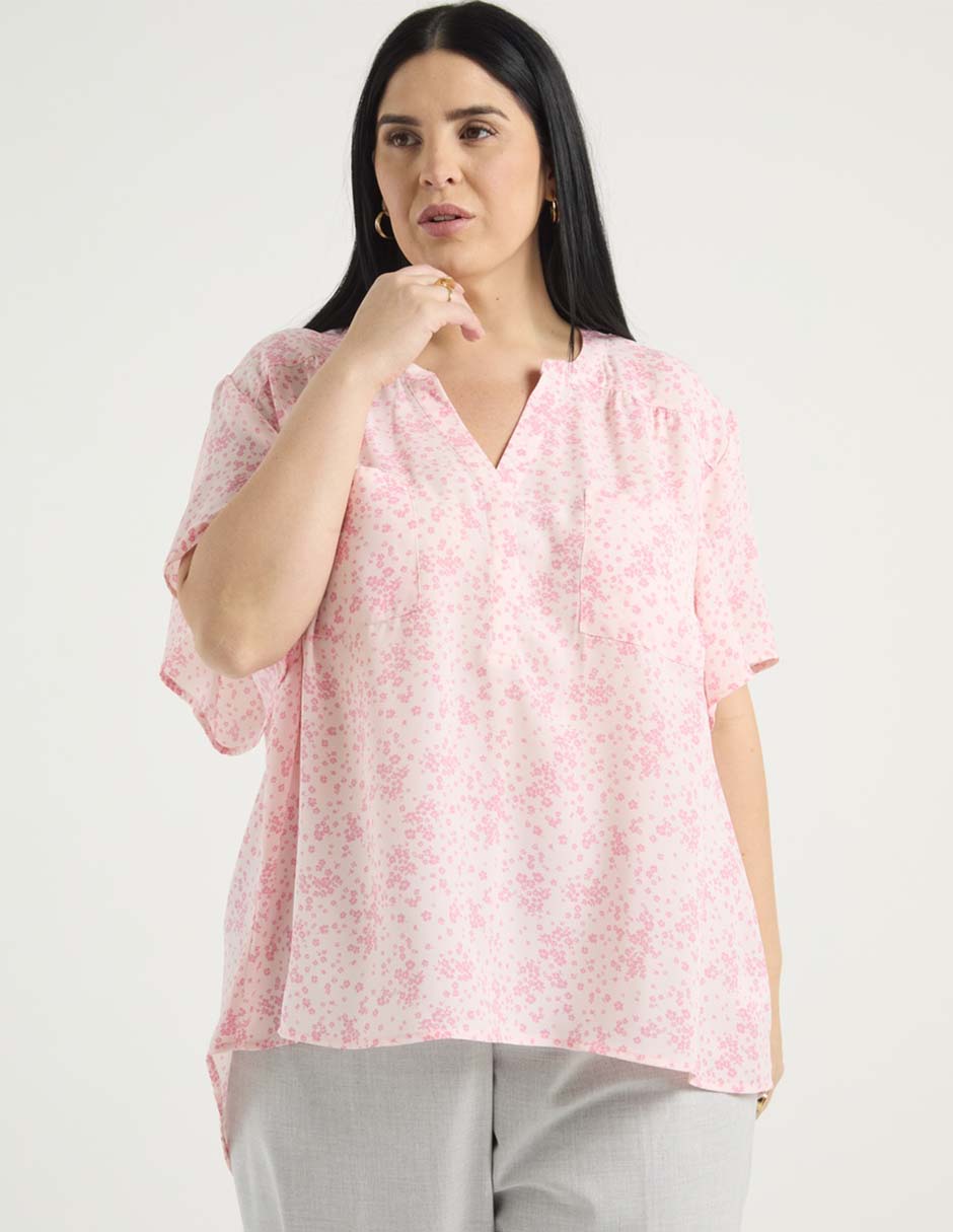 Blusa manga corta para mujer 1