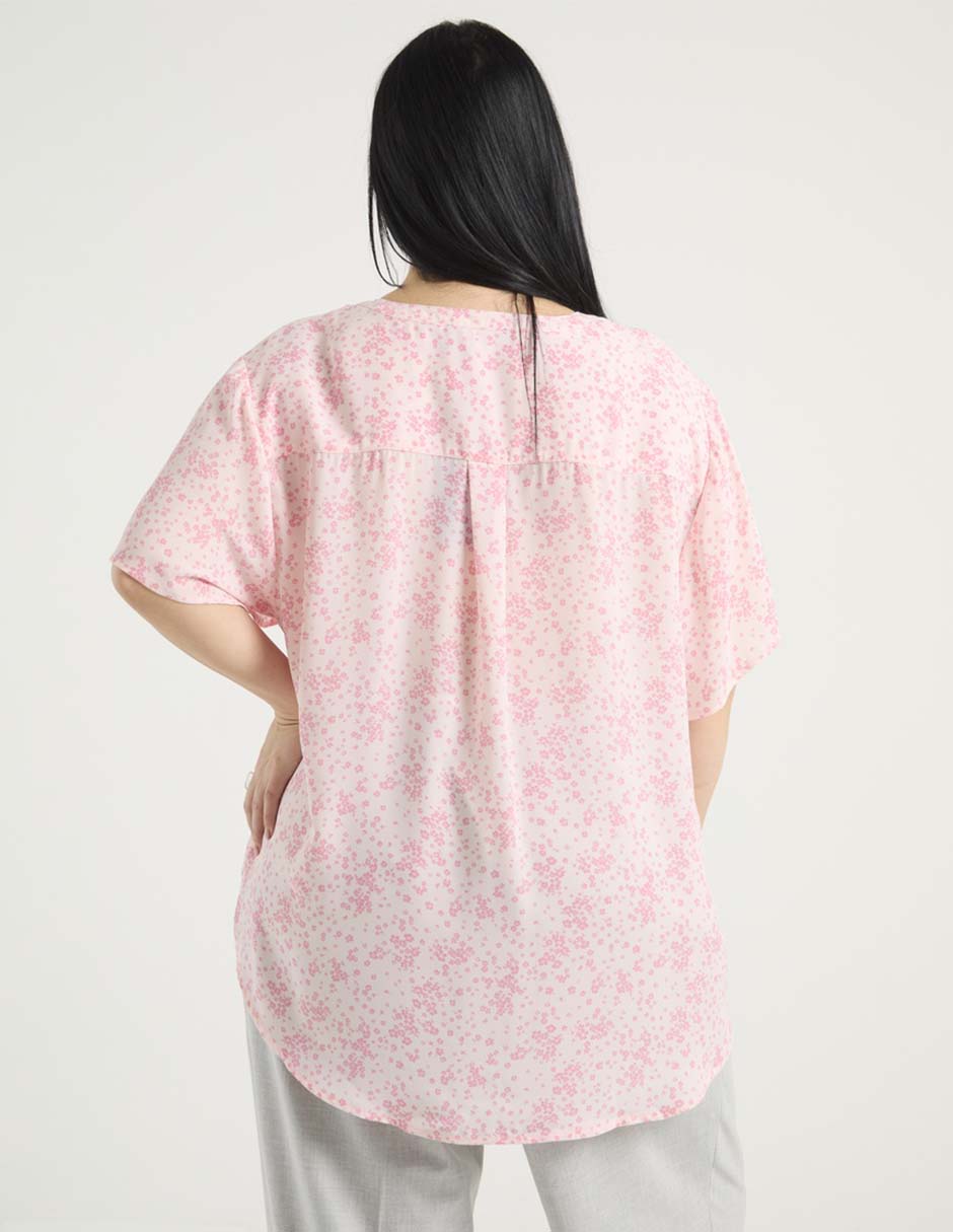 Blusa manga corta para mujer 11