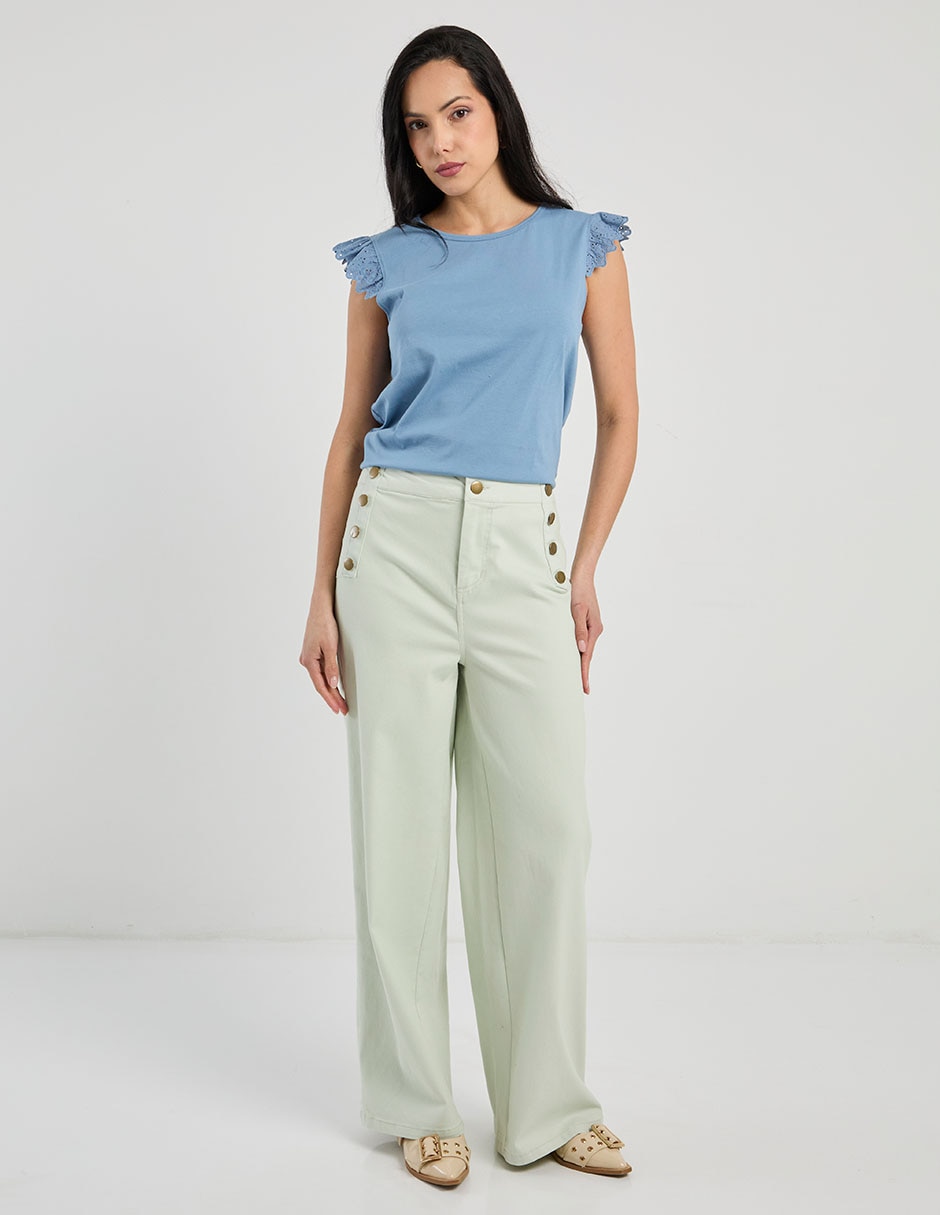 Pantalón wide leg para mujer 5