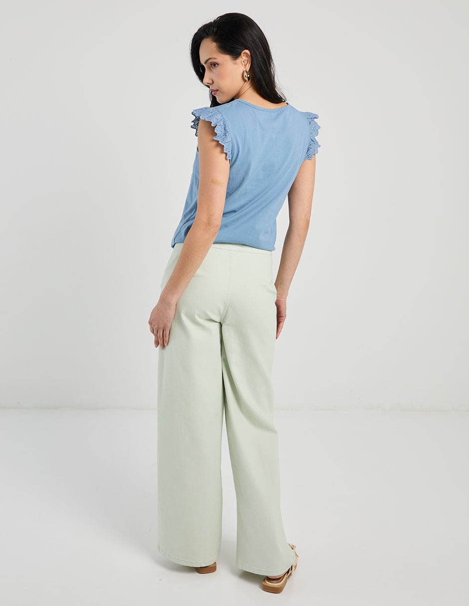 Pantalón wide leg para mujer 6