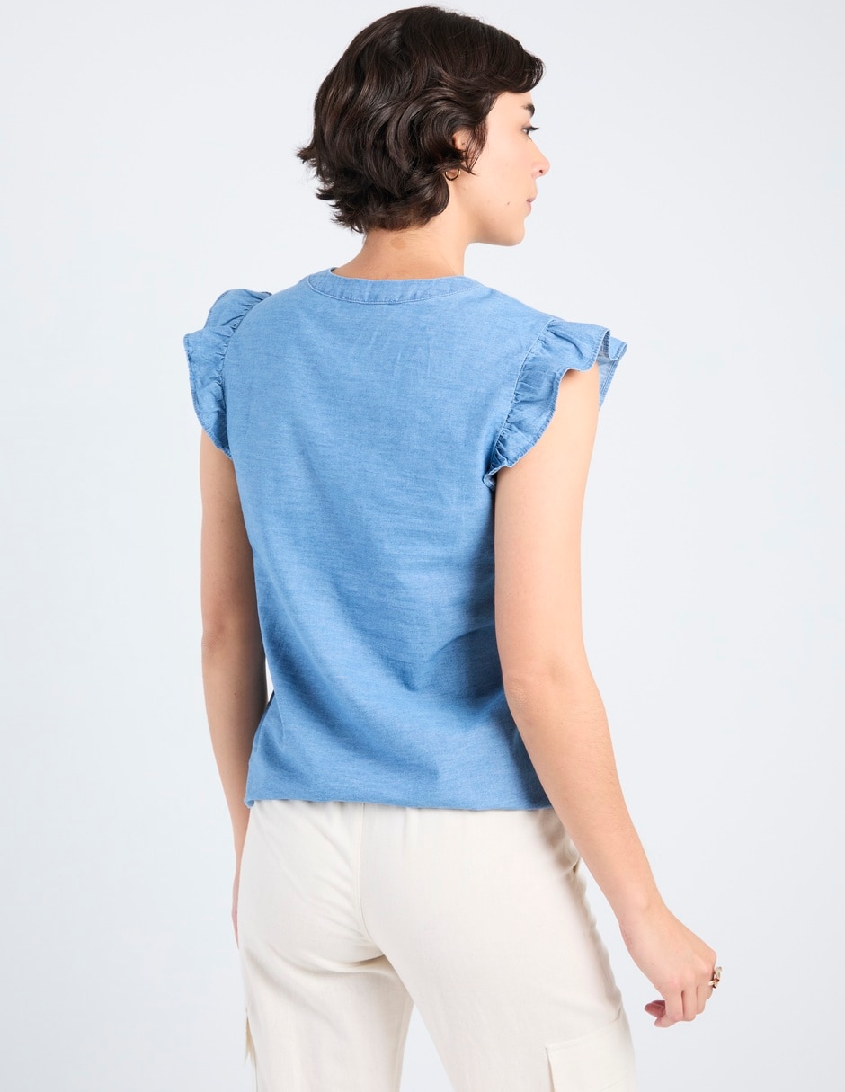 Blusa manga corta para mujer 2