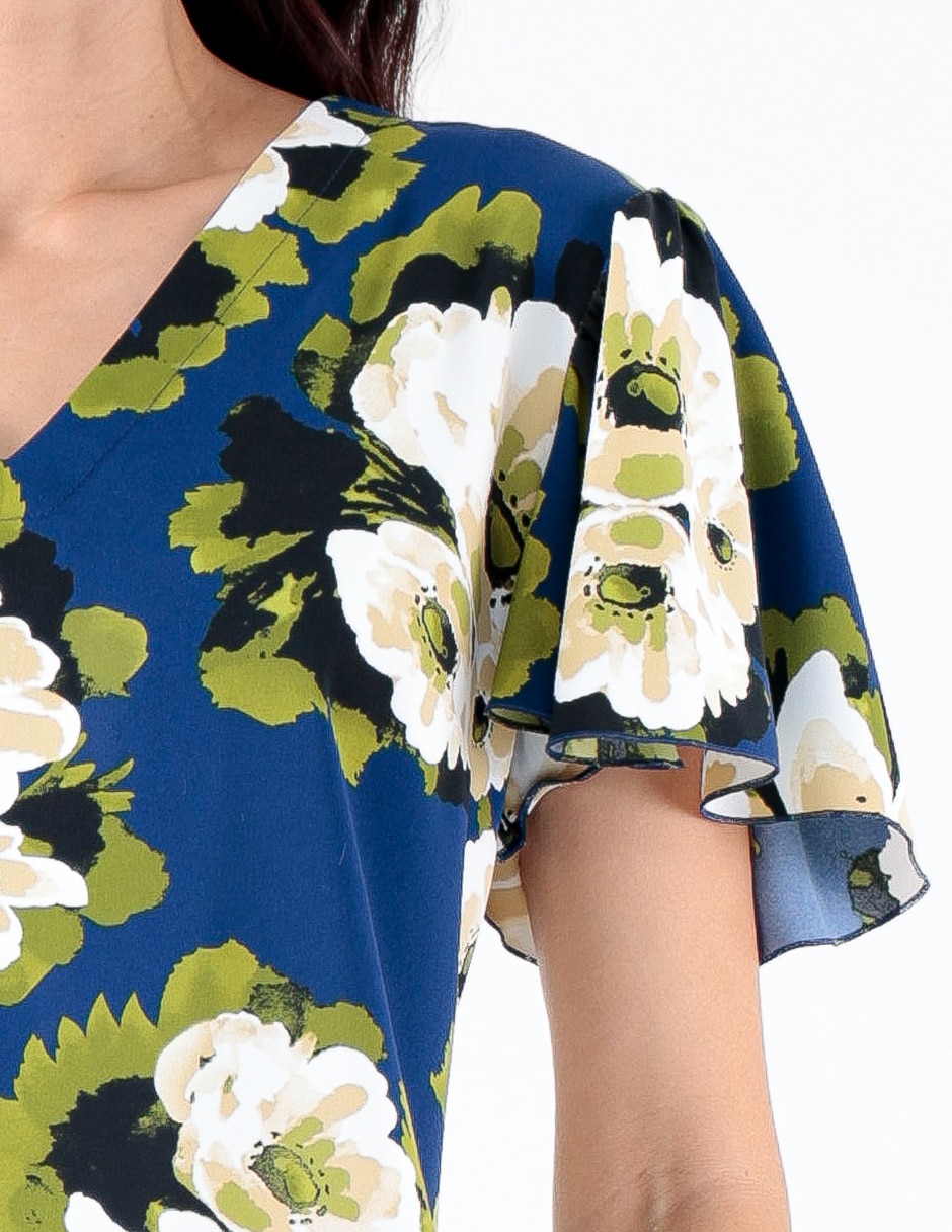 Blusa manga corta para mujer 7