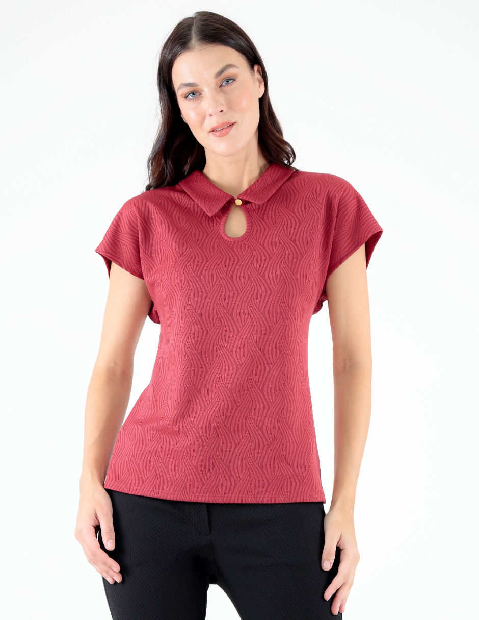Blusa manga corta para mujer 1
