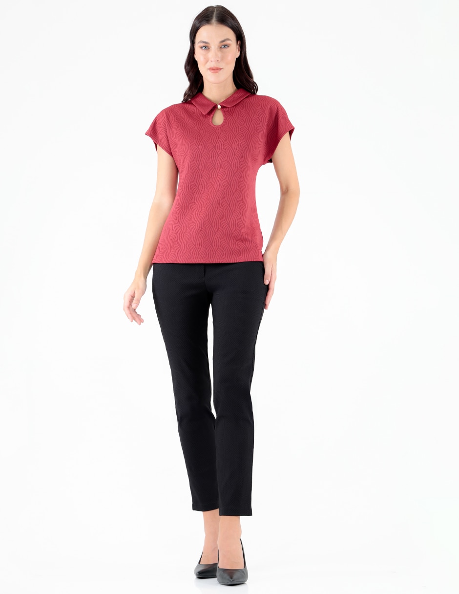 Blusa manga corta para mujer 6