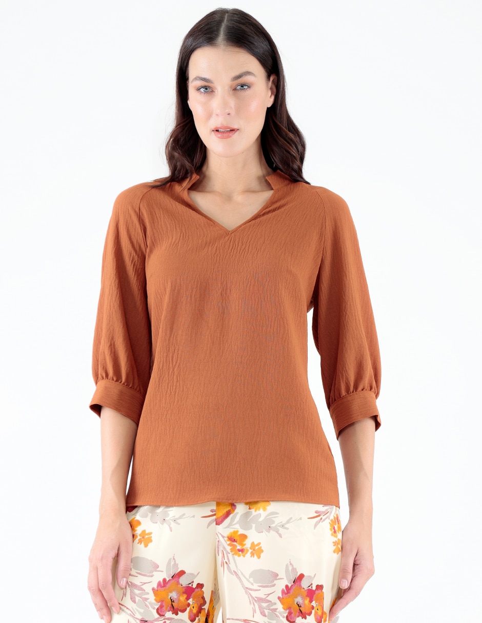 Blusa manga 3/4 para mujer 1