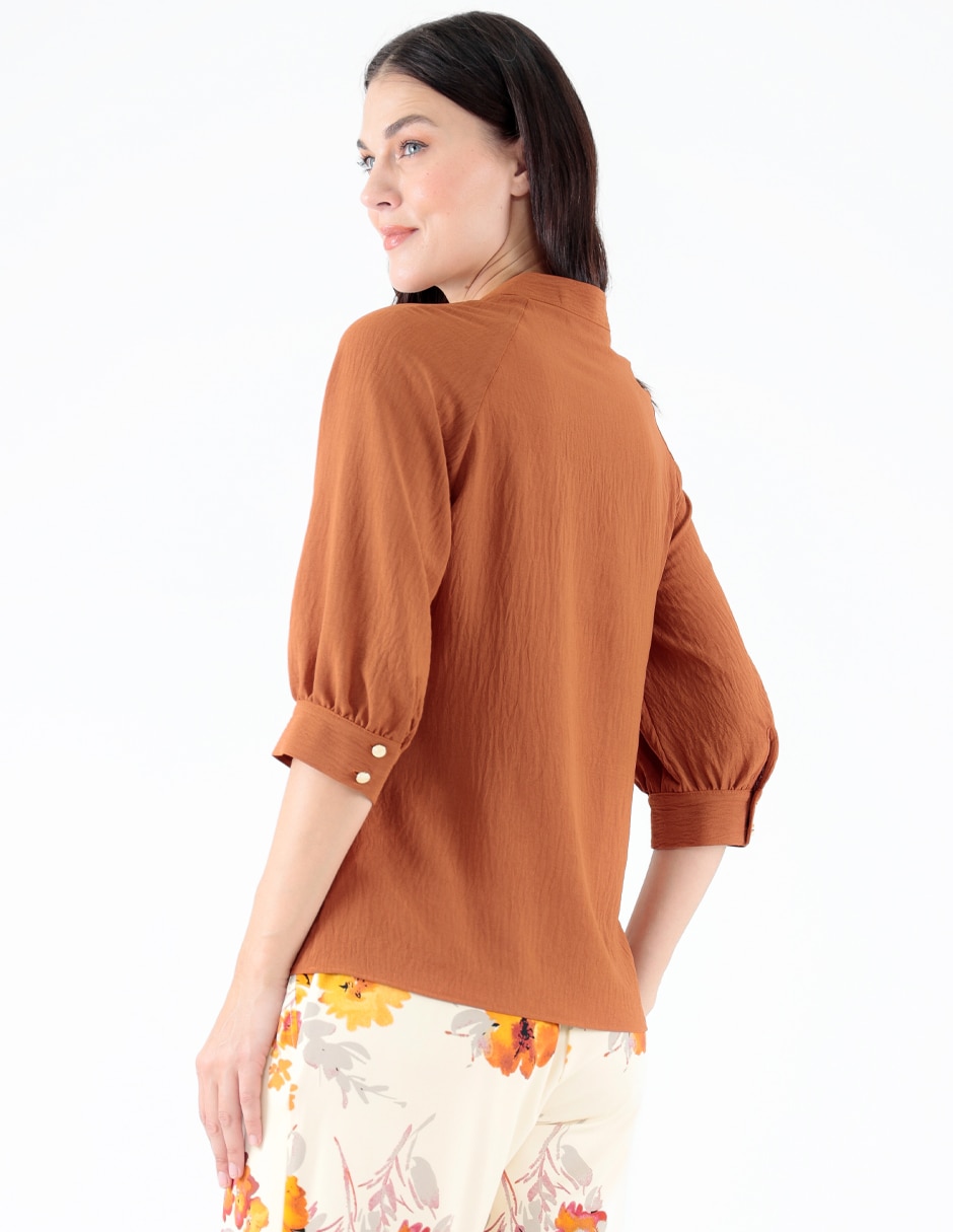 Blusa manga 3/4 para mujer 5
