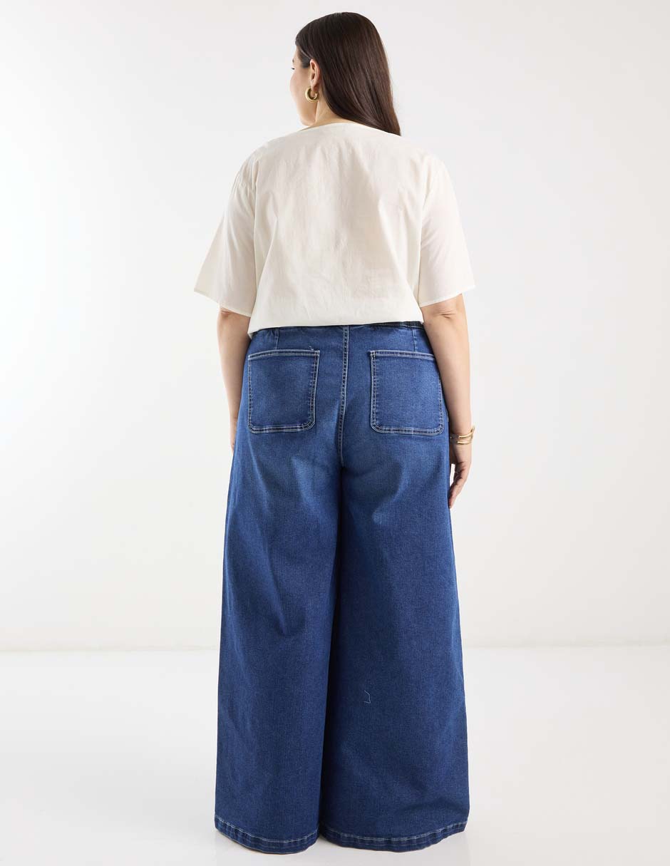 Jeans amplio para mujer 6