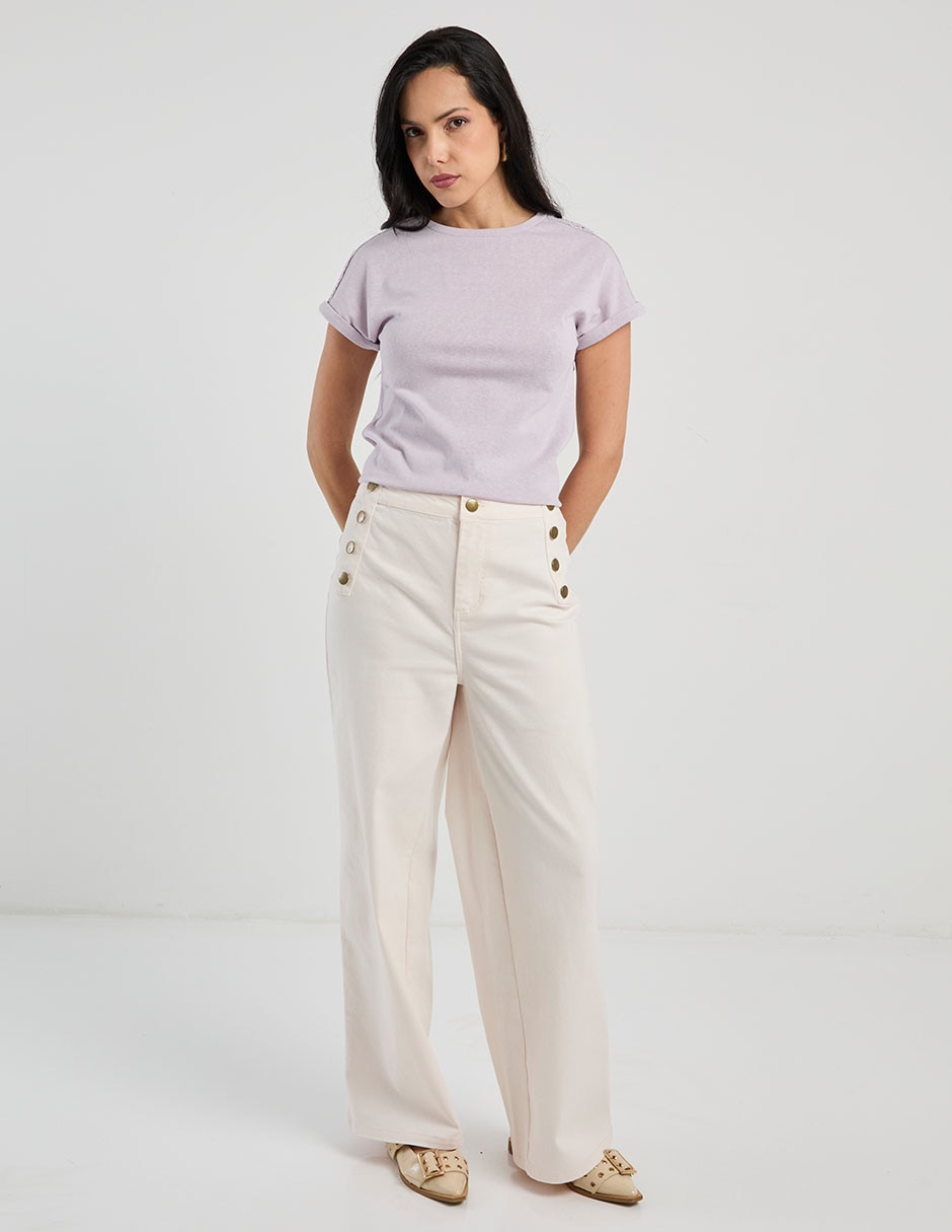 Pantalón wide leg para mujer 4