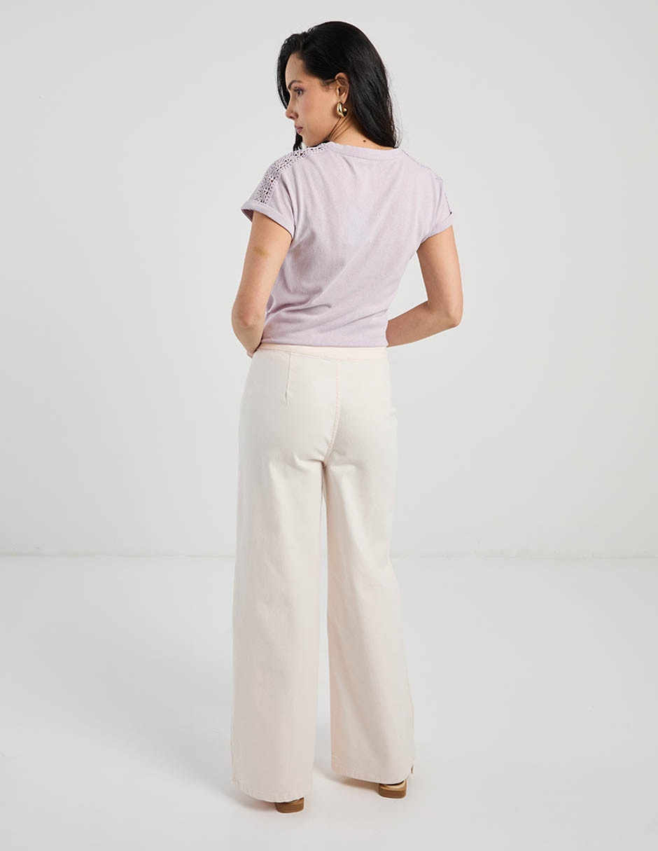Pantalón wide leg para mujer 6