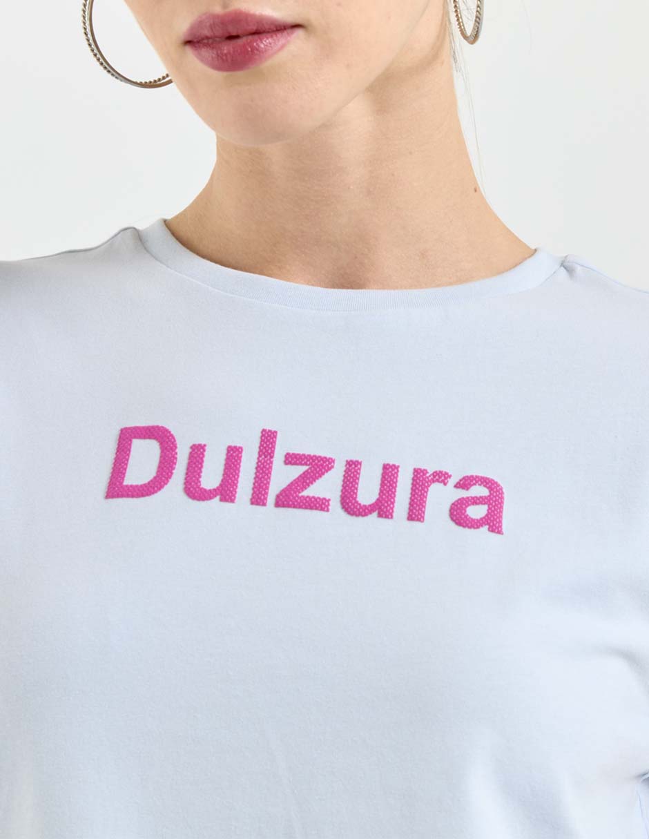 Playera manga corta cuello redondo mujer 2