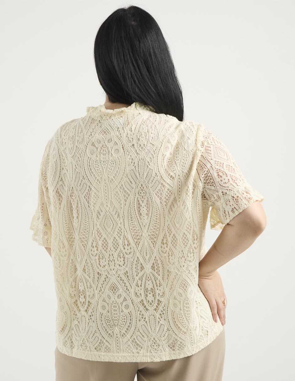 Blusa manga al codo para mujer 5