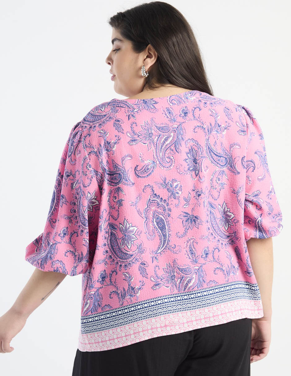 Blusa manga 3/4 para mujer 5