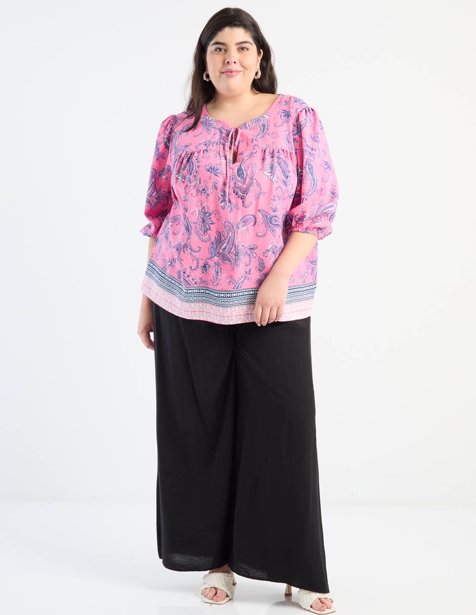 Blusa manga 3/4 para mujer 6