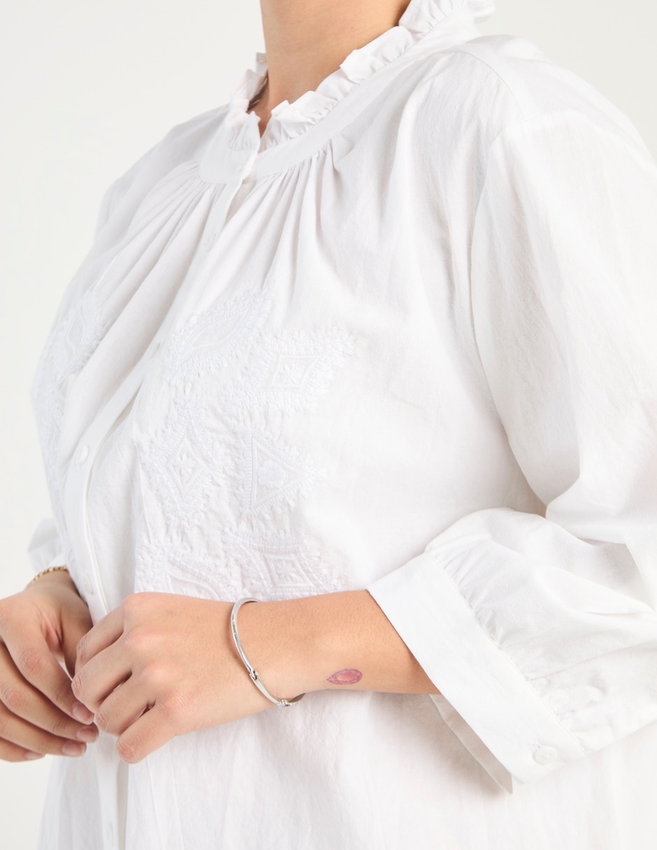 Blusa manga 3/4 para mujer 7