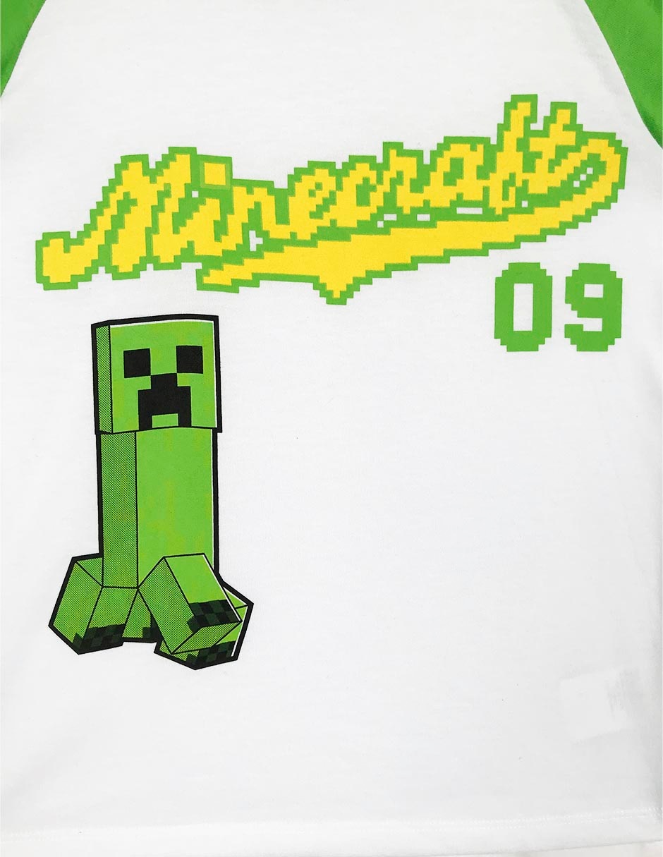 Playera Minecraft manga corta para niño