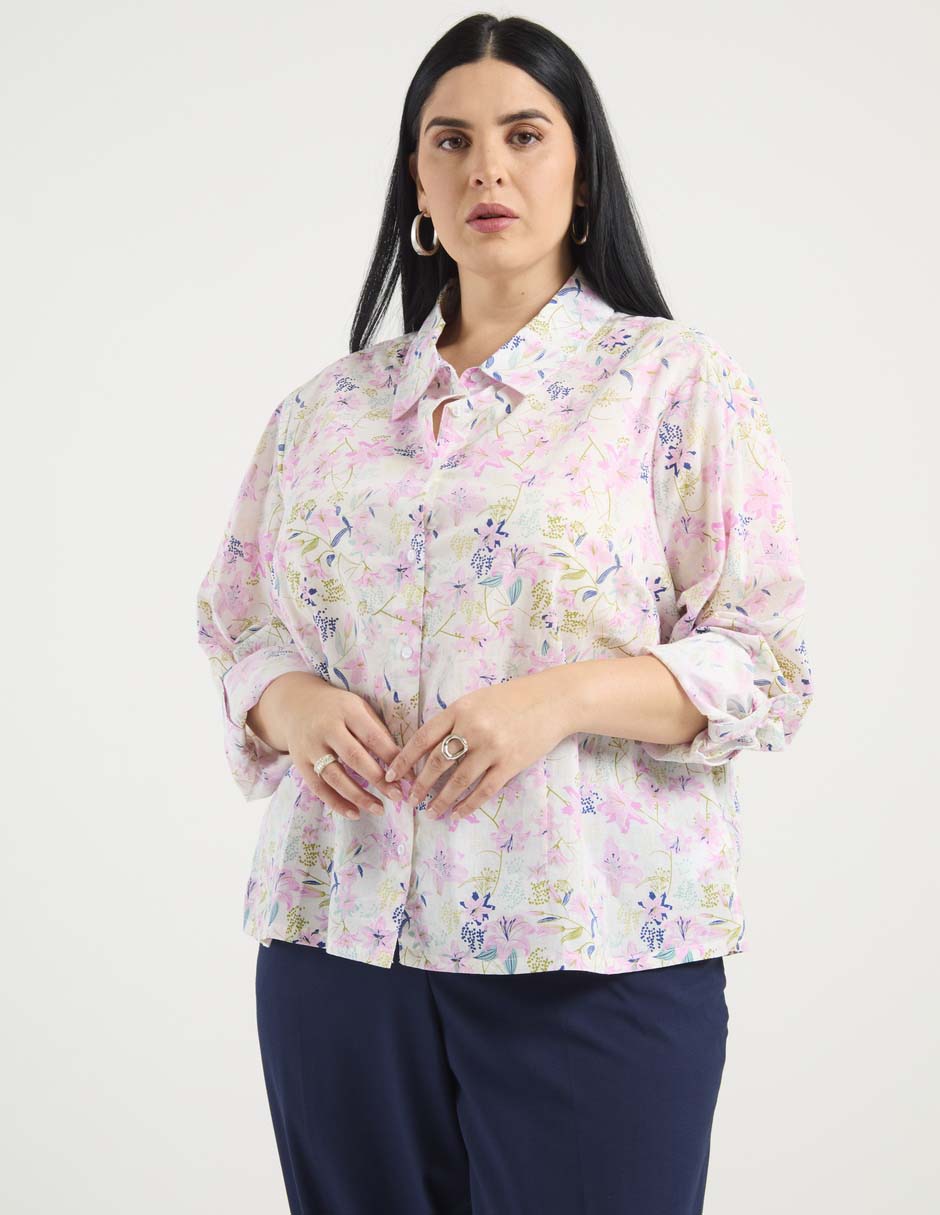 Blusa Weekend Plus manga 3/4 para mujer