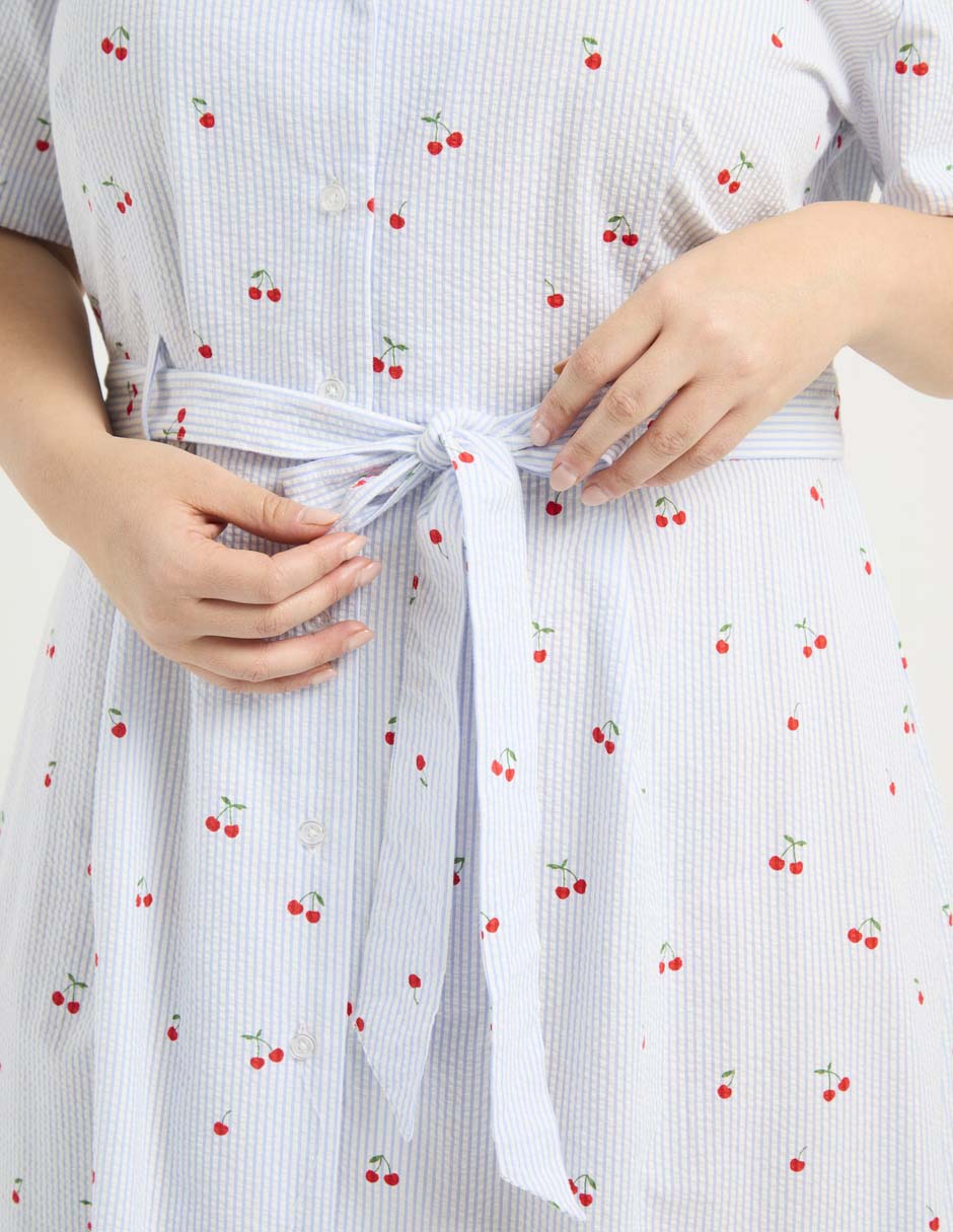 Vestido crop casual para mujer
