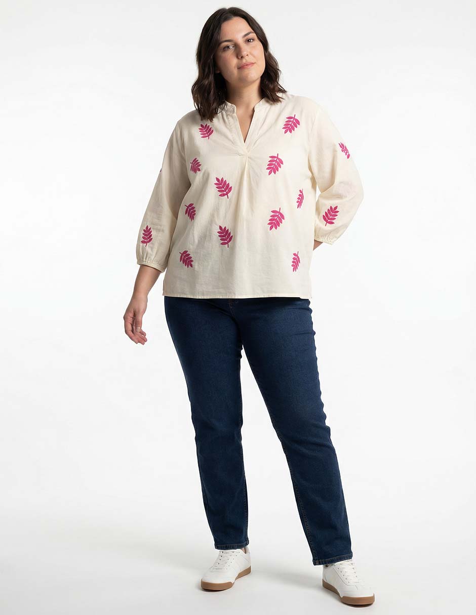 Blusa Weekend Plus manga 3/4 para mujer