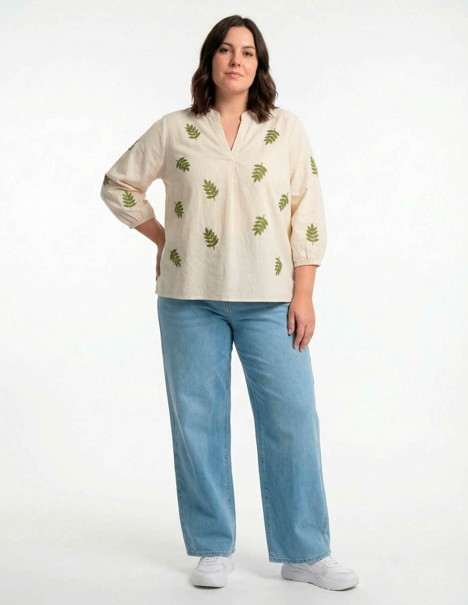Blusa manga 3/4 para mujer 3