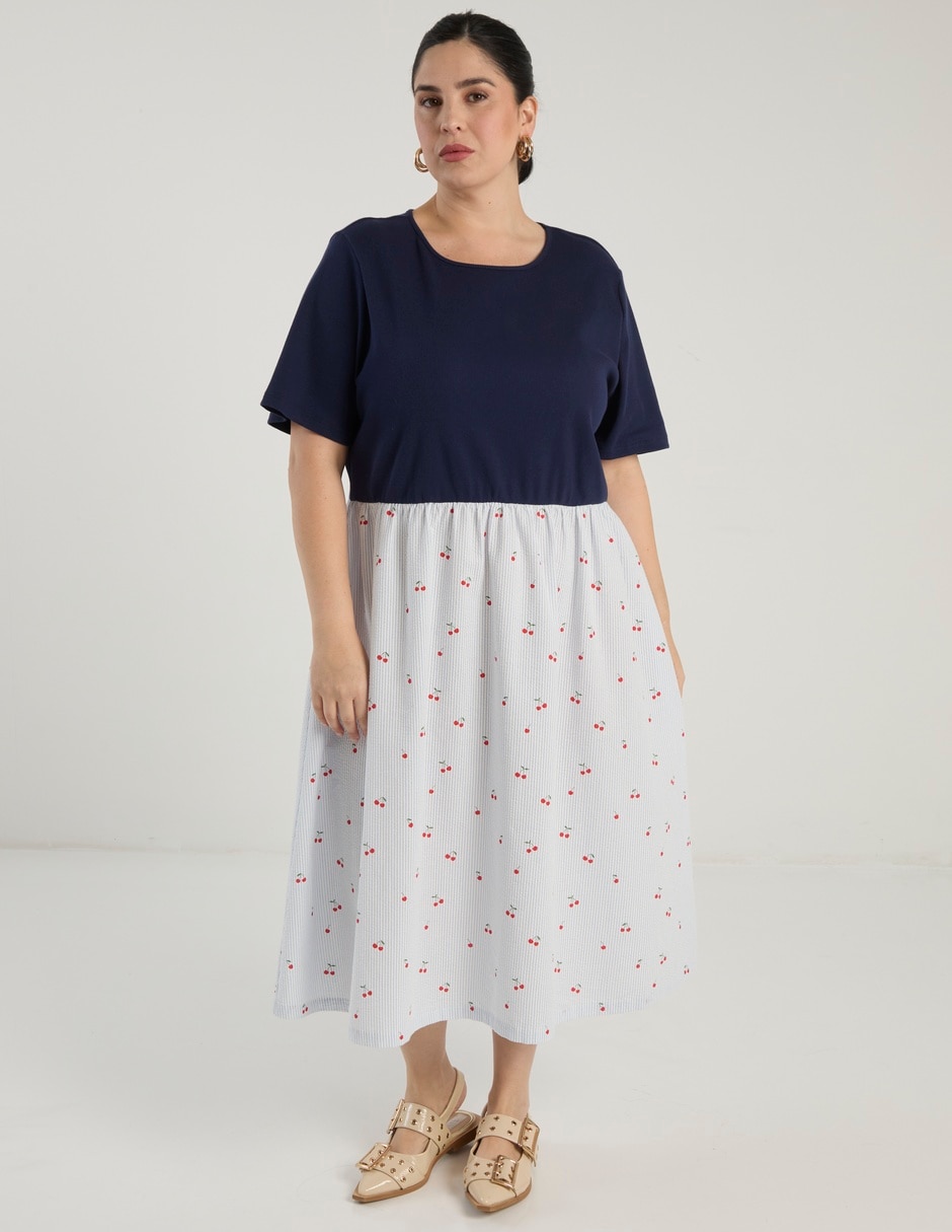 Vestido crop casual para mujer Vestido crop casual para mujer
