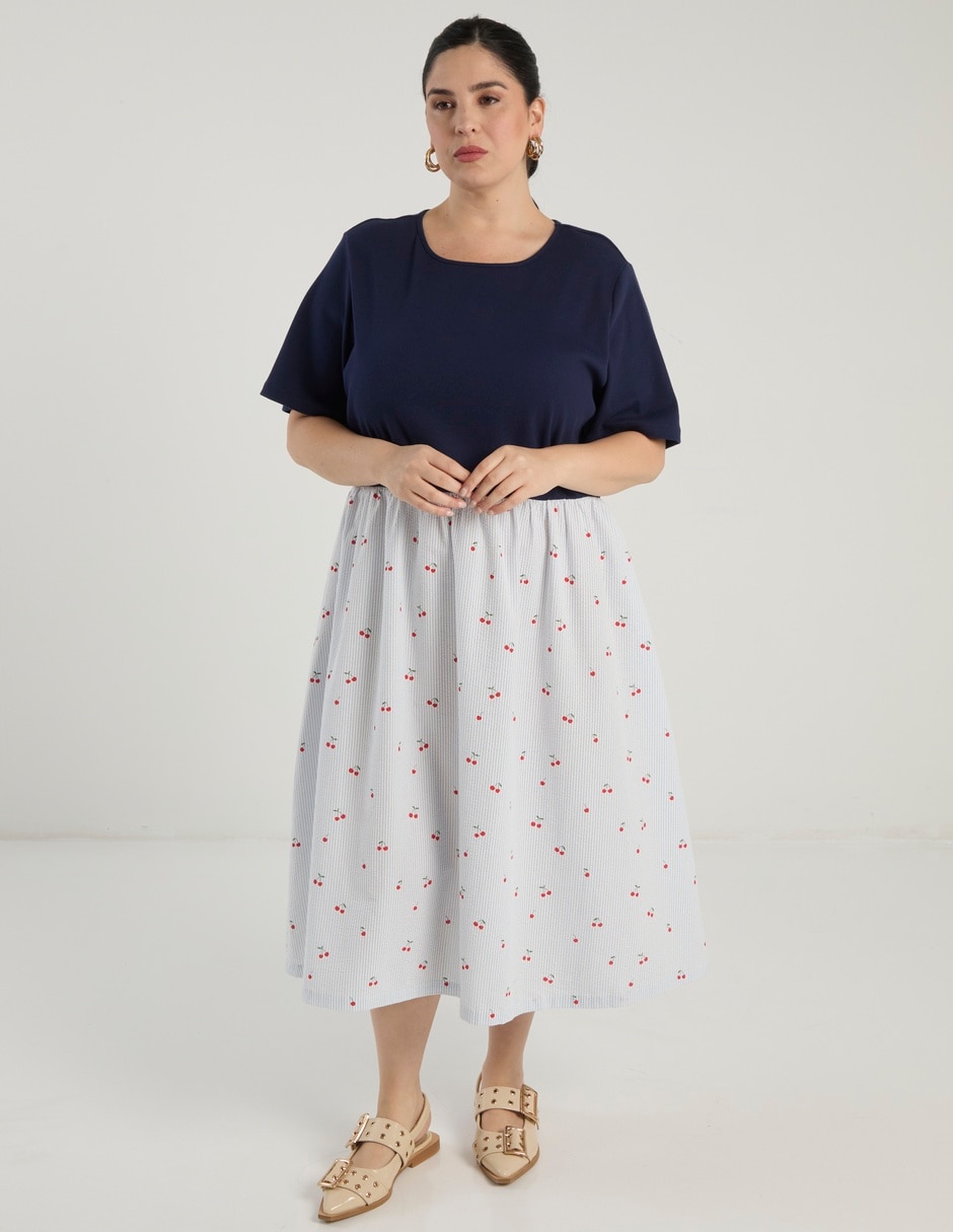 Vestido crop casual para mujer