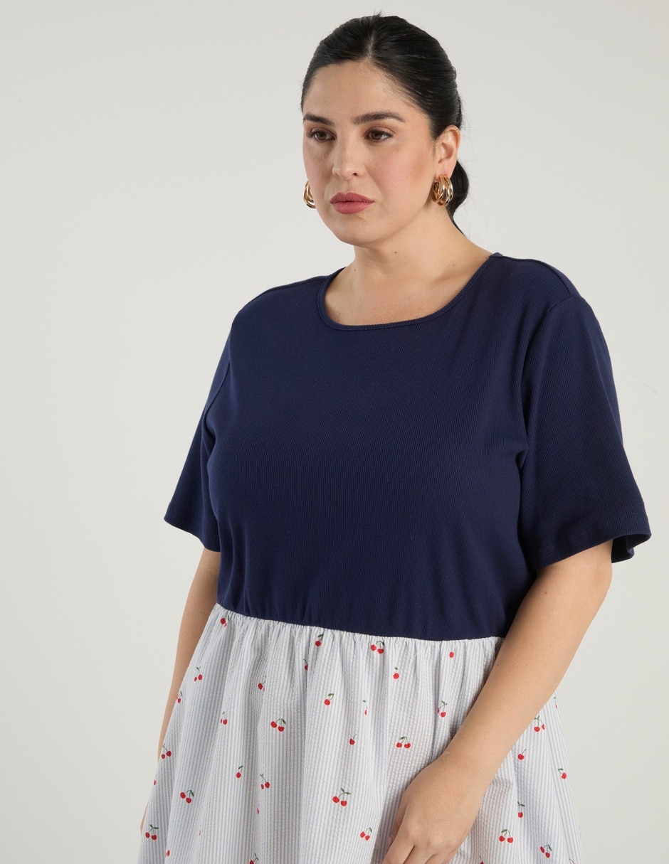 Vestido crop casual para mujer