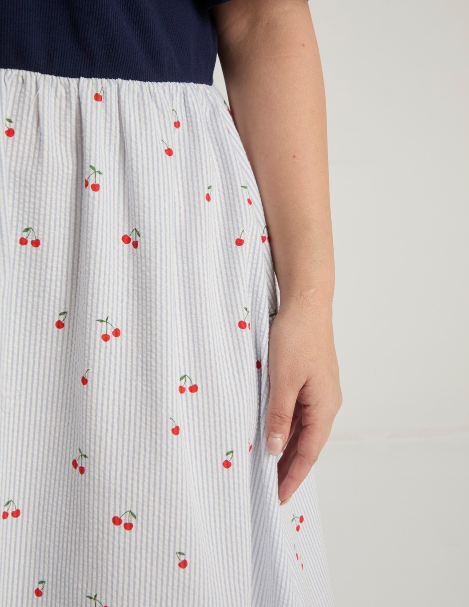 Vestido crop casual para mujer