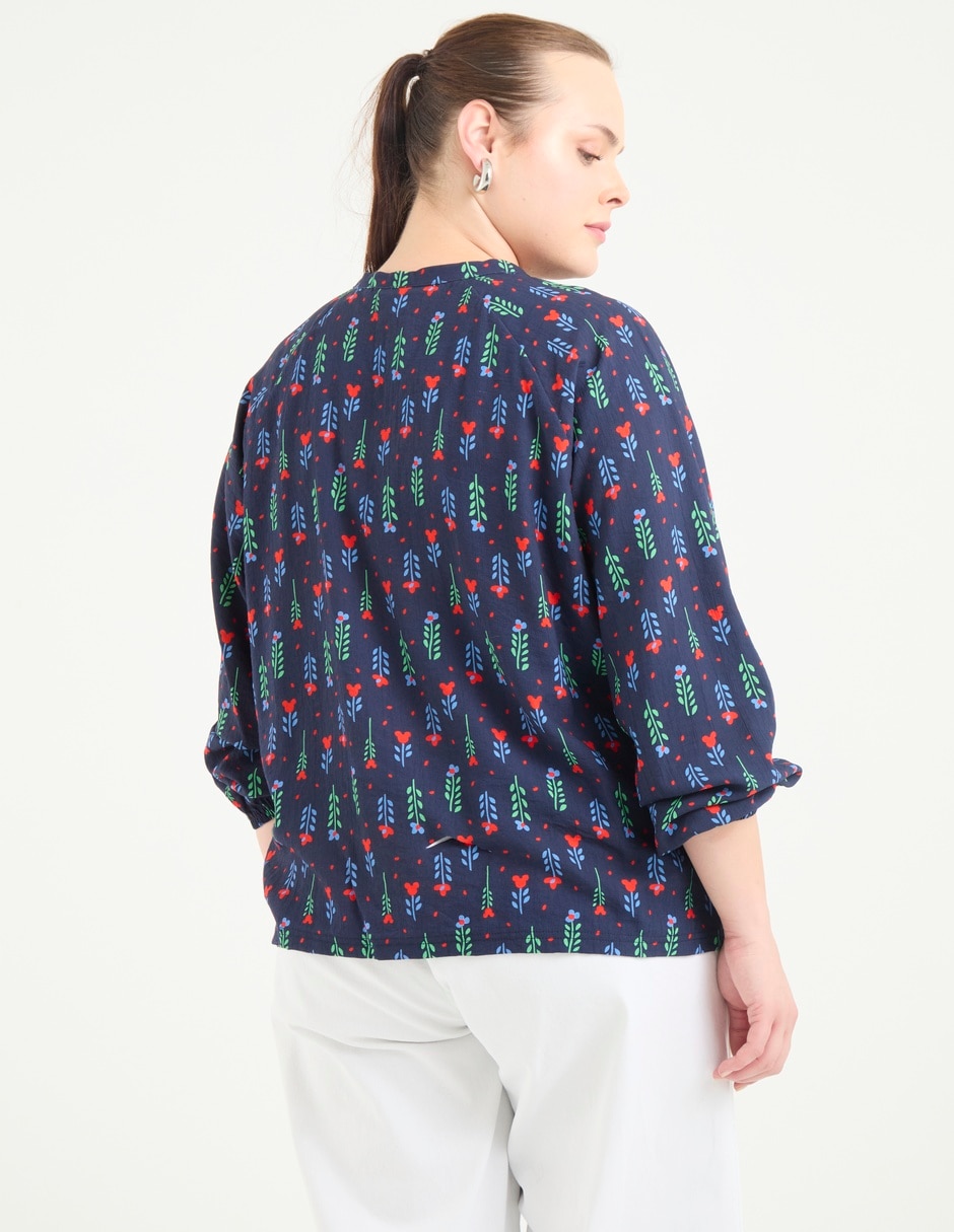 Blusa manga 3/4 para mujer 5