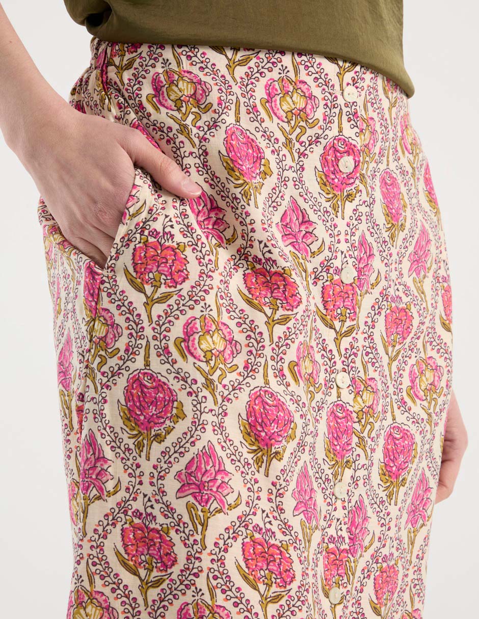 Falda crop a la cintura