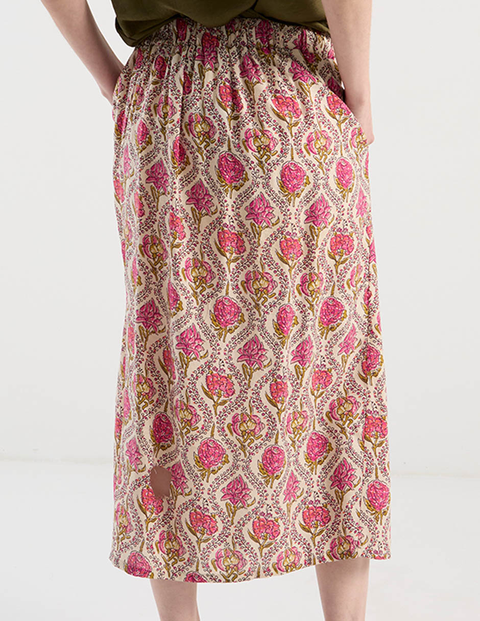Falda crop a la cintura