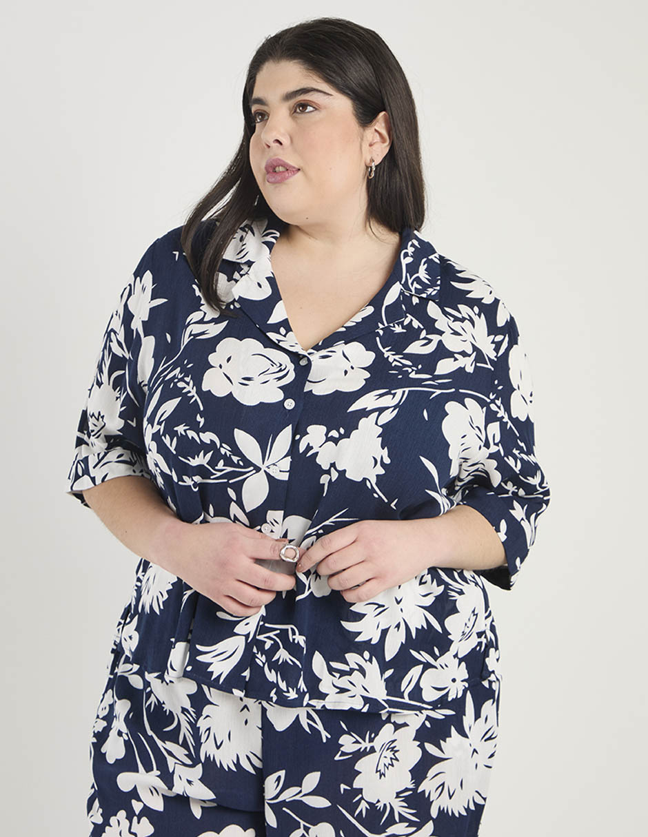 Blusa manga 3/4 para mujer 1