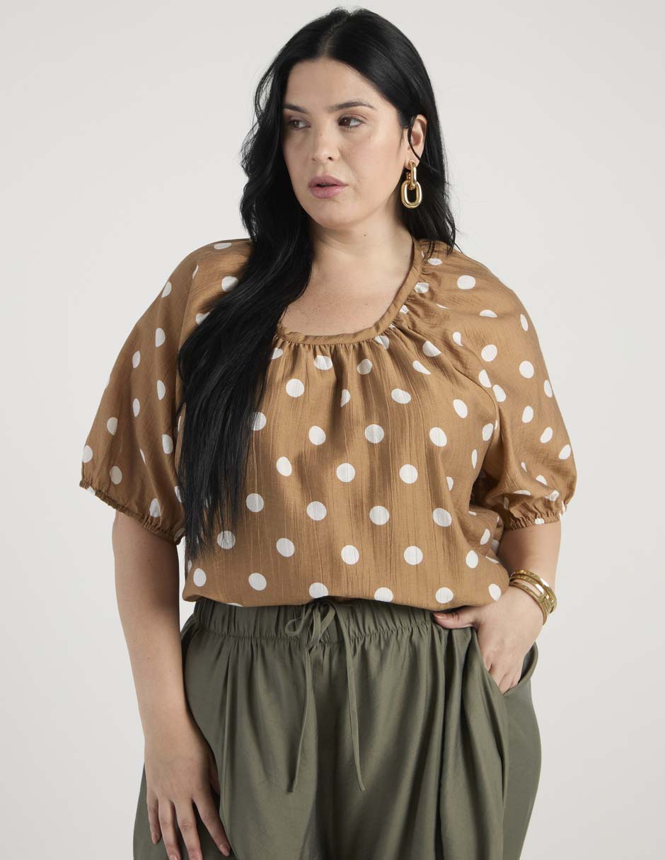 Blusa manga al codo para mujer 1