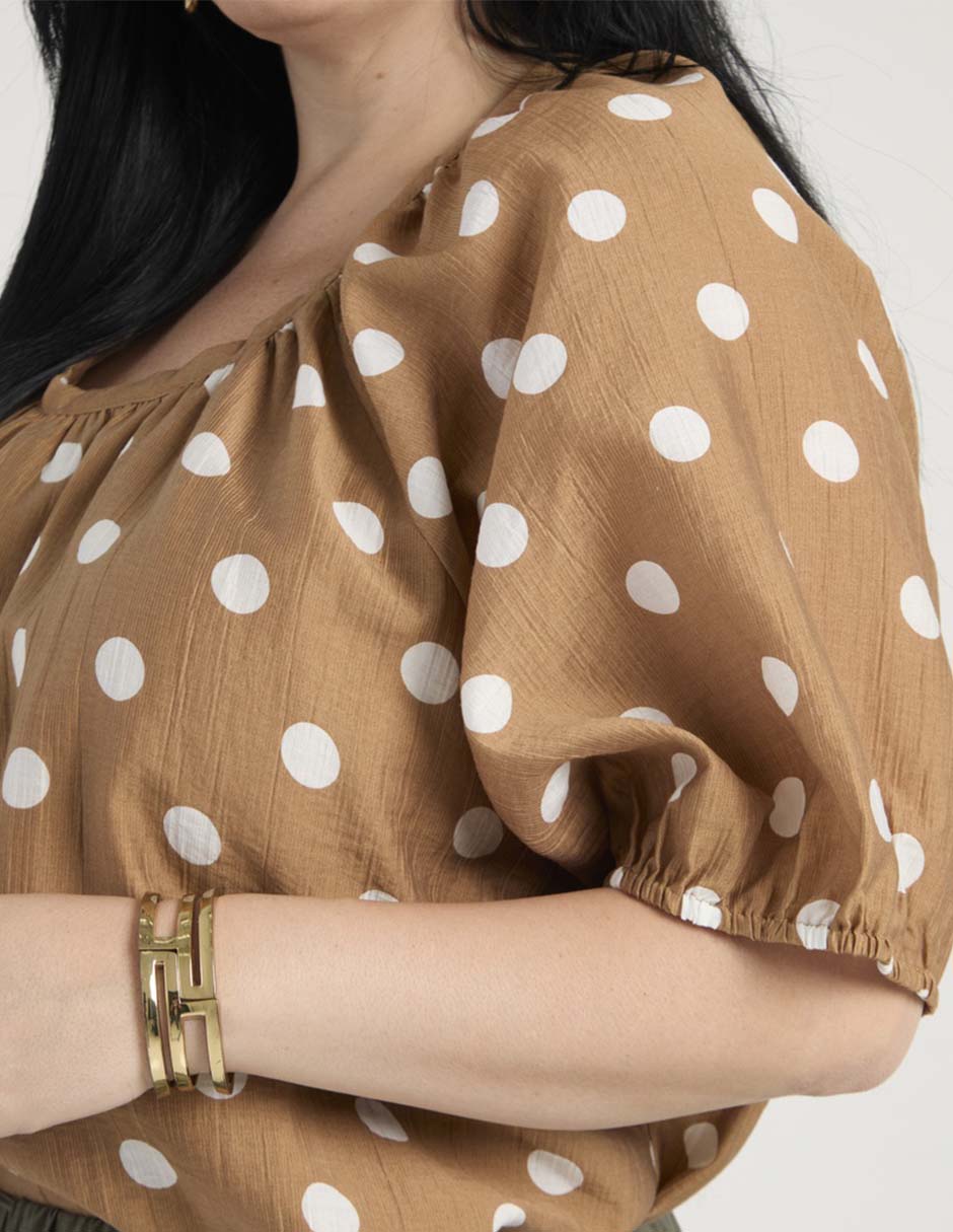 Blusa manga al codo para mujer 8